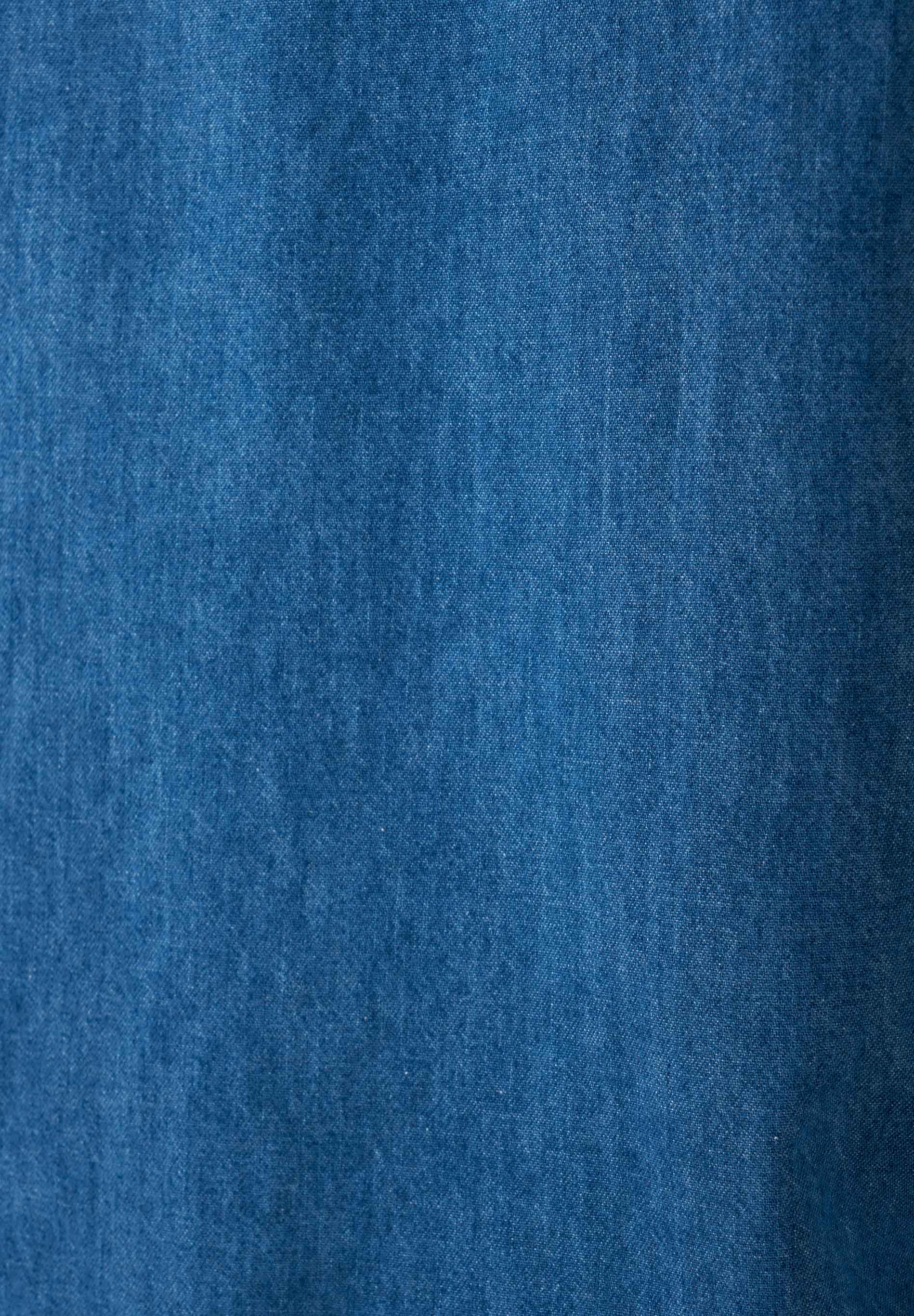 Denim-Bluse aus Bio-Baumwolle