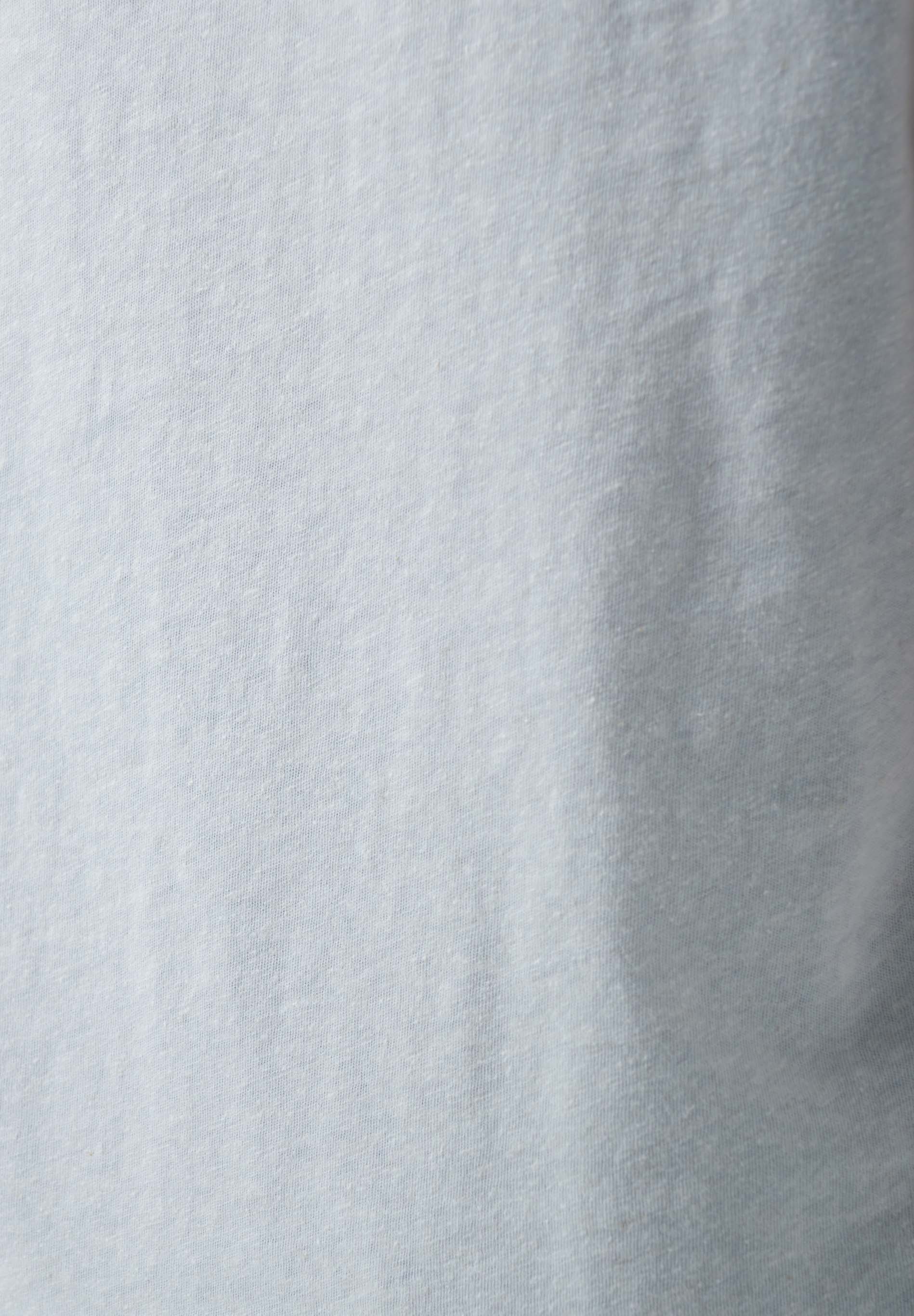 T-Shirt aus Bio-Baumwolle und Leinen