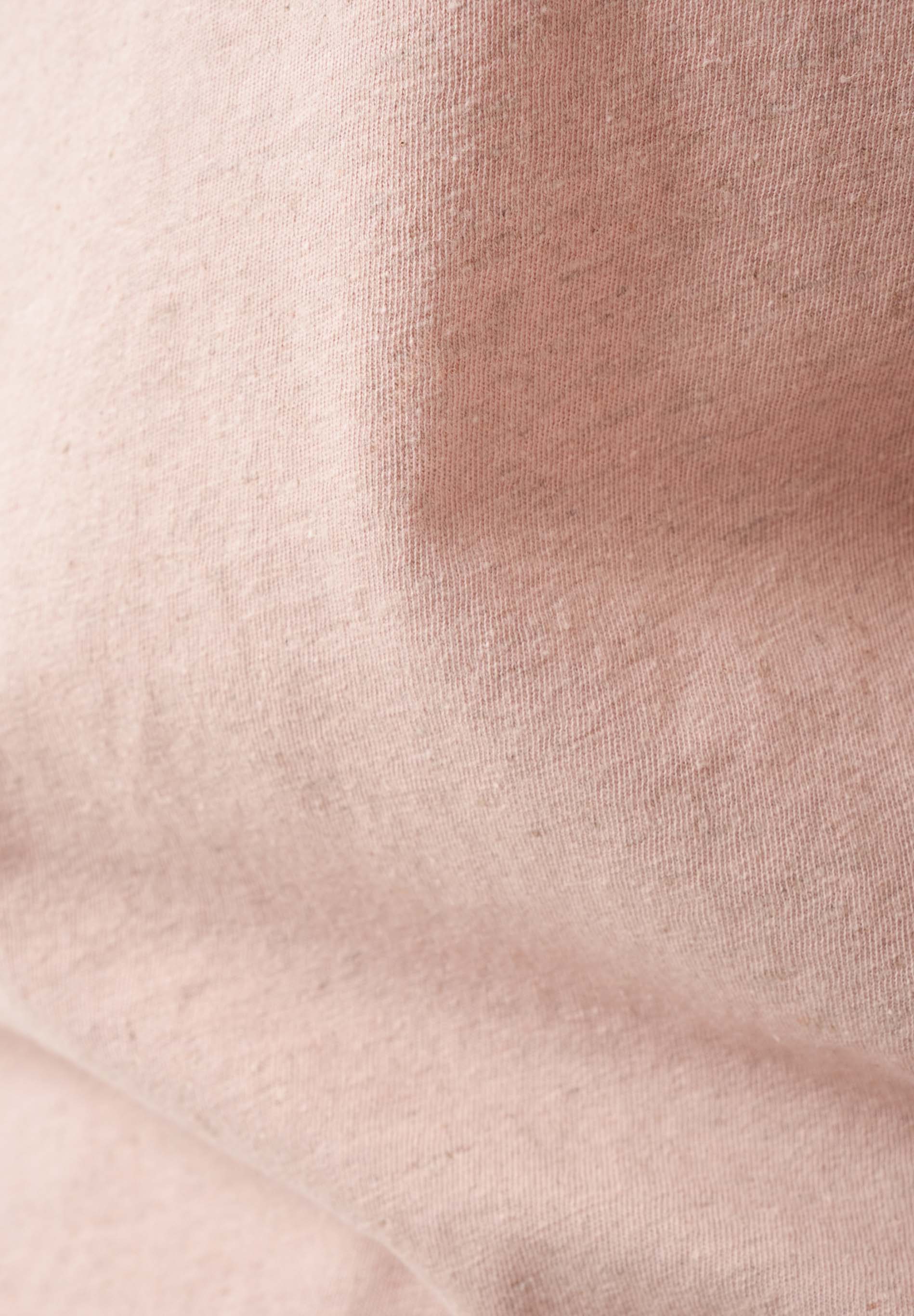 T-Shirt aus Bio-Baumwolle und Leinen