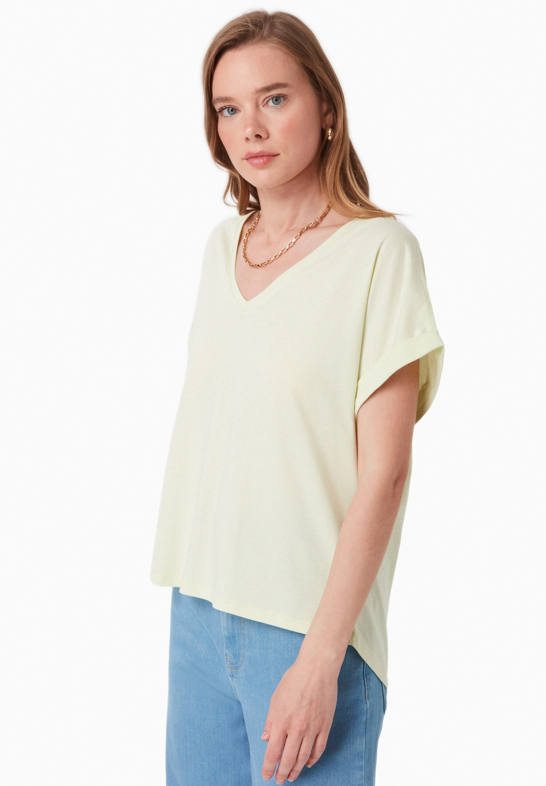 T-Shirt aus TENCEL™ Modal und Bio-Baumwolle