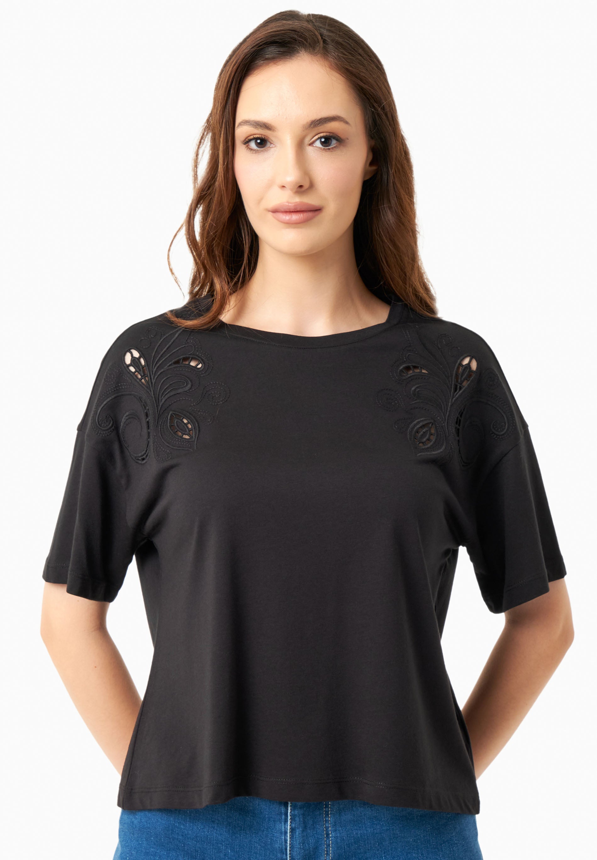 T-Shirt aus TENCEL™ Modal und Bio-Baumwolle