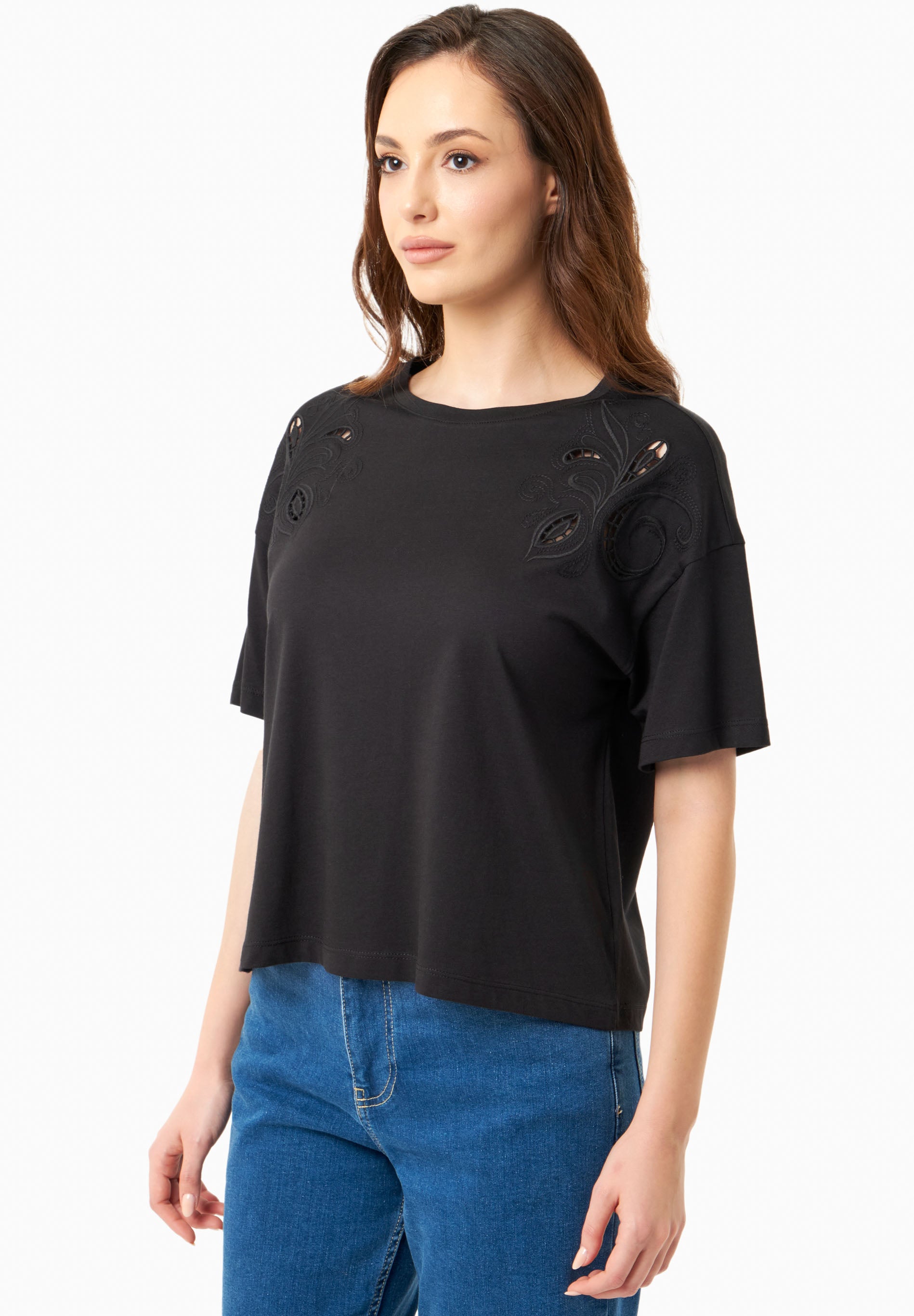 T-Shirt aus TENCEL™ Modal und Bio-Baumwolle