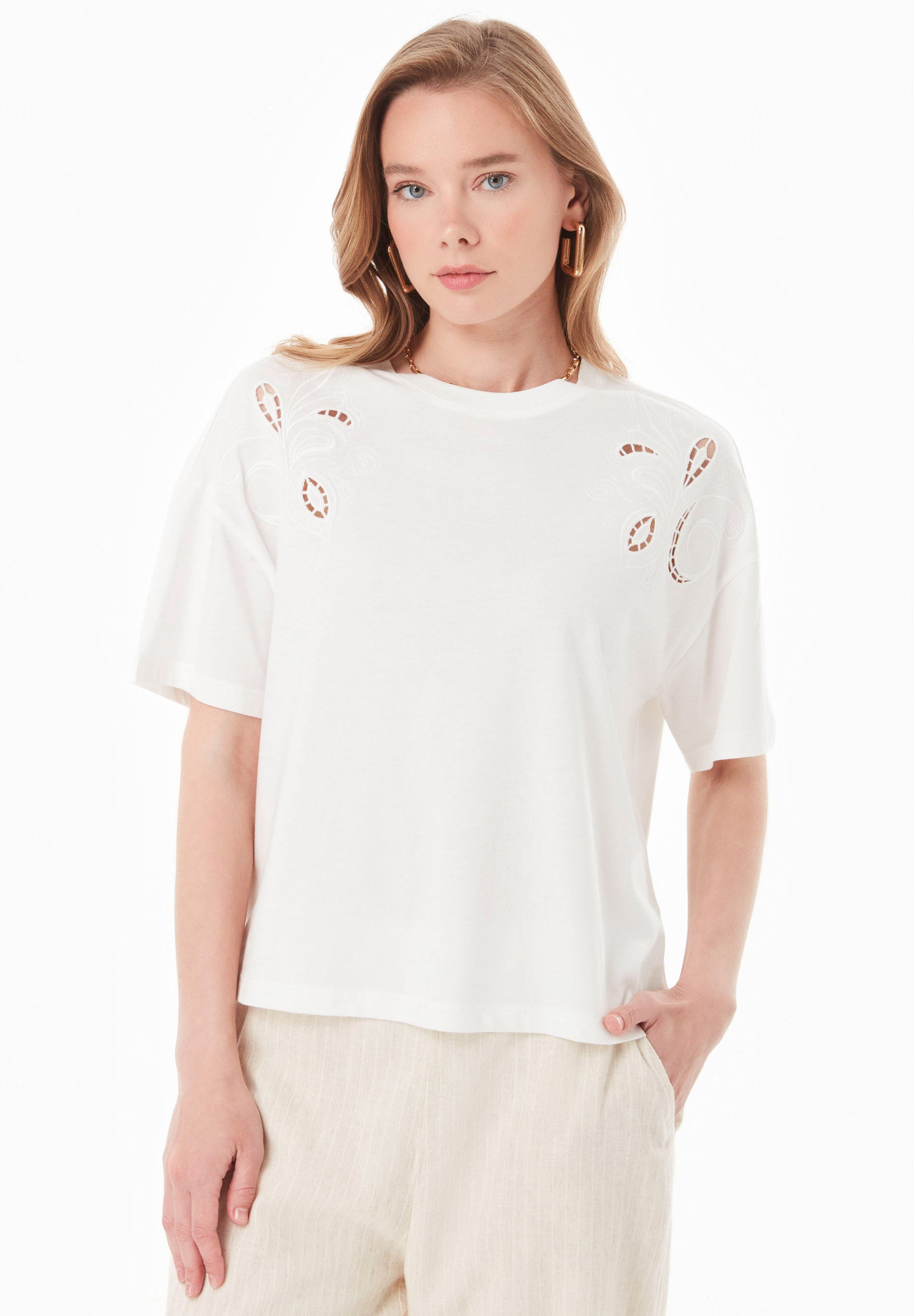 T-Shirt aus TENCEL™ Modal und Bio-Baumwolle