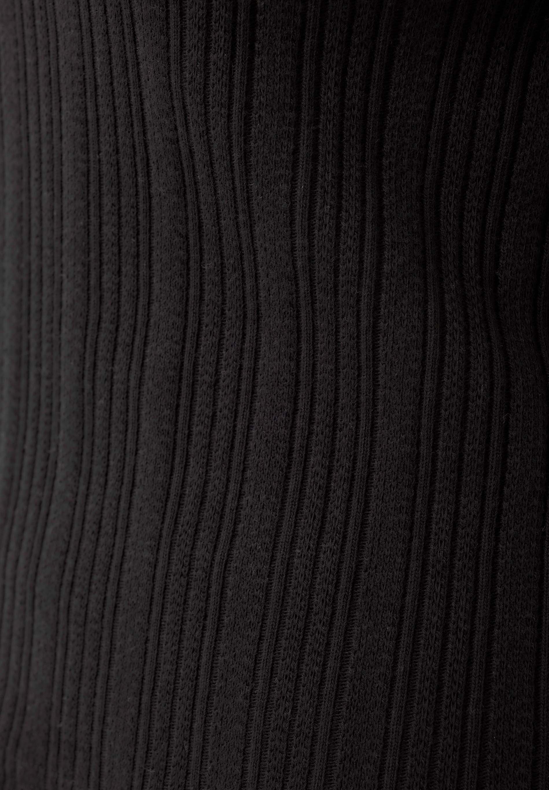 Jacquard Rib Top mit 1/2 Arm