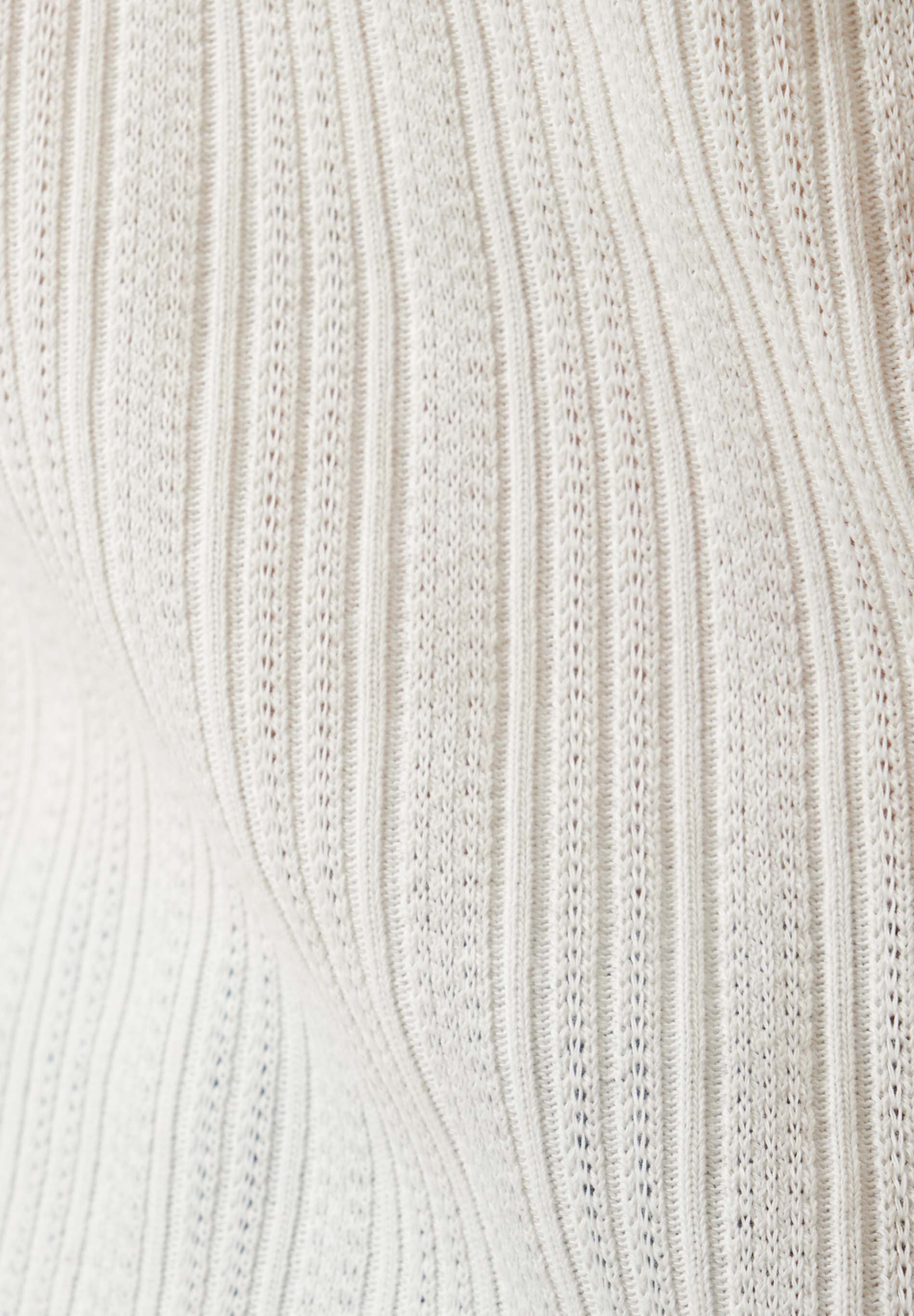 Jacquard Rib Top mit 1/2 Arm