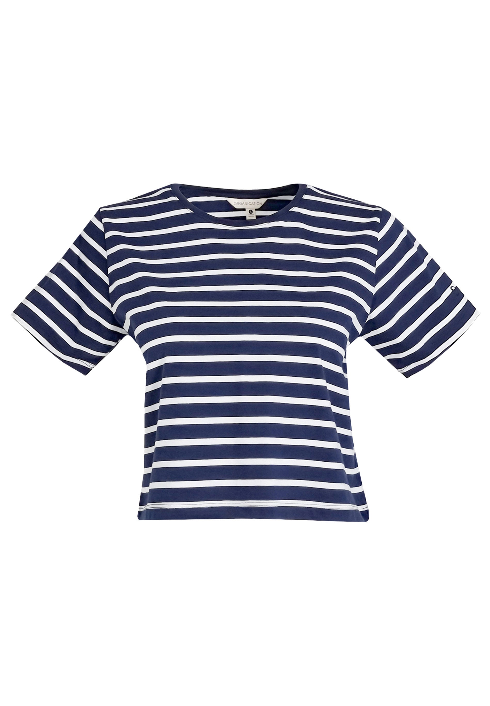 Gestreiftes T-Shirt aus Bio-Baumwolle