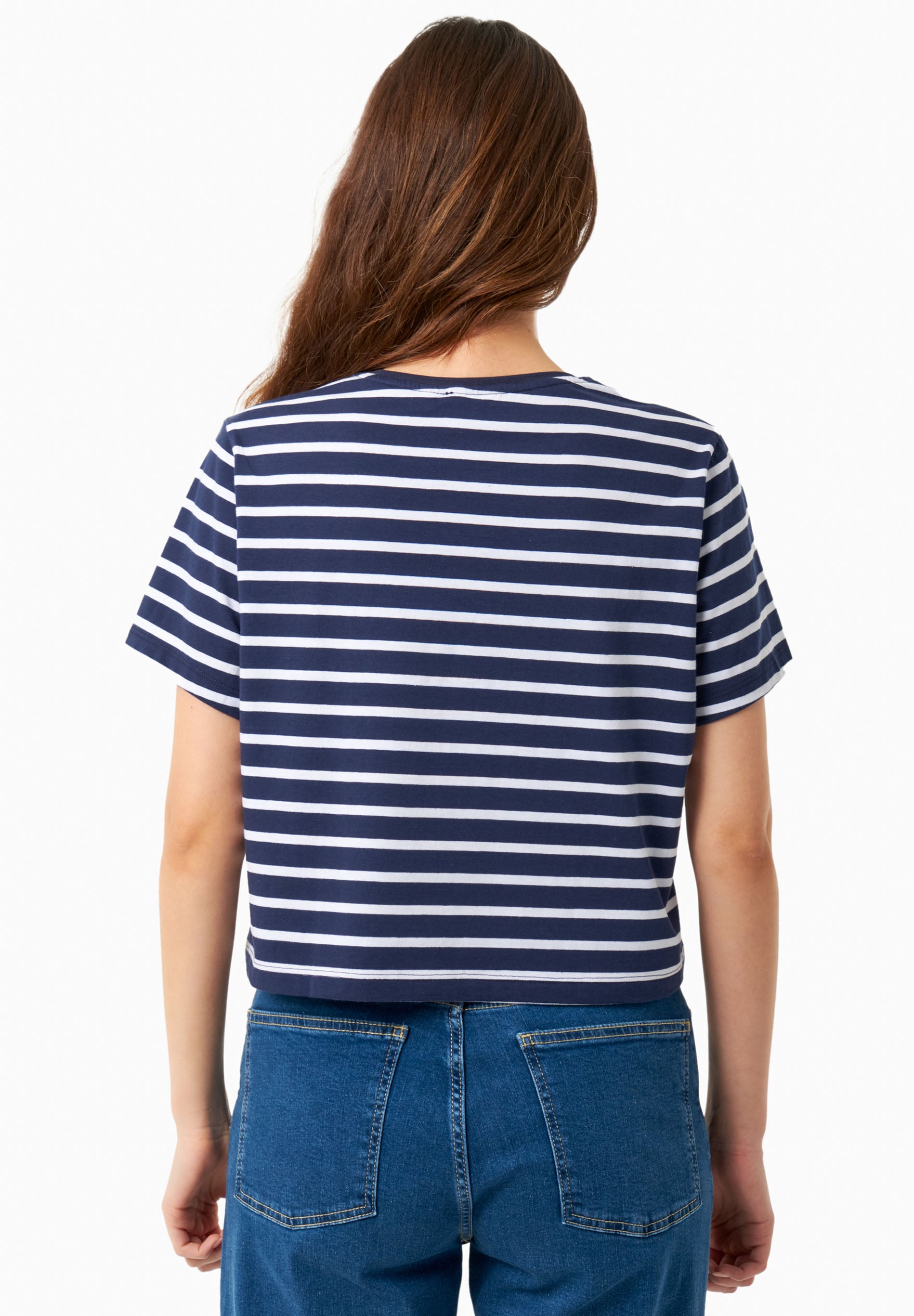 Gestreiftes T-Shirt aus Bio-Baumwolle