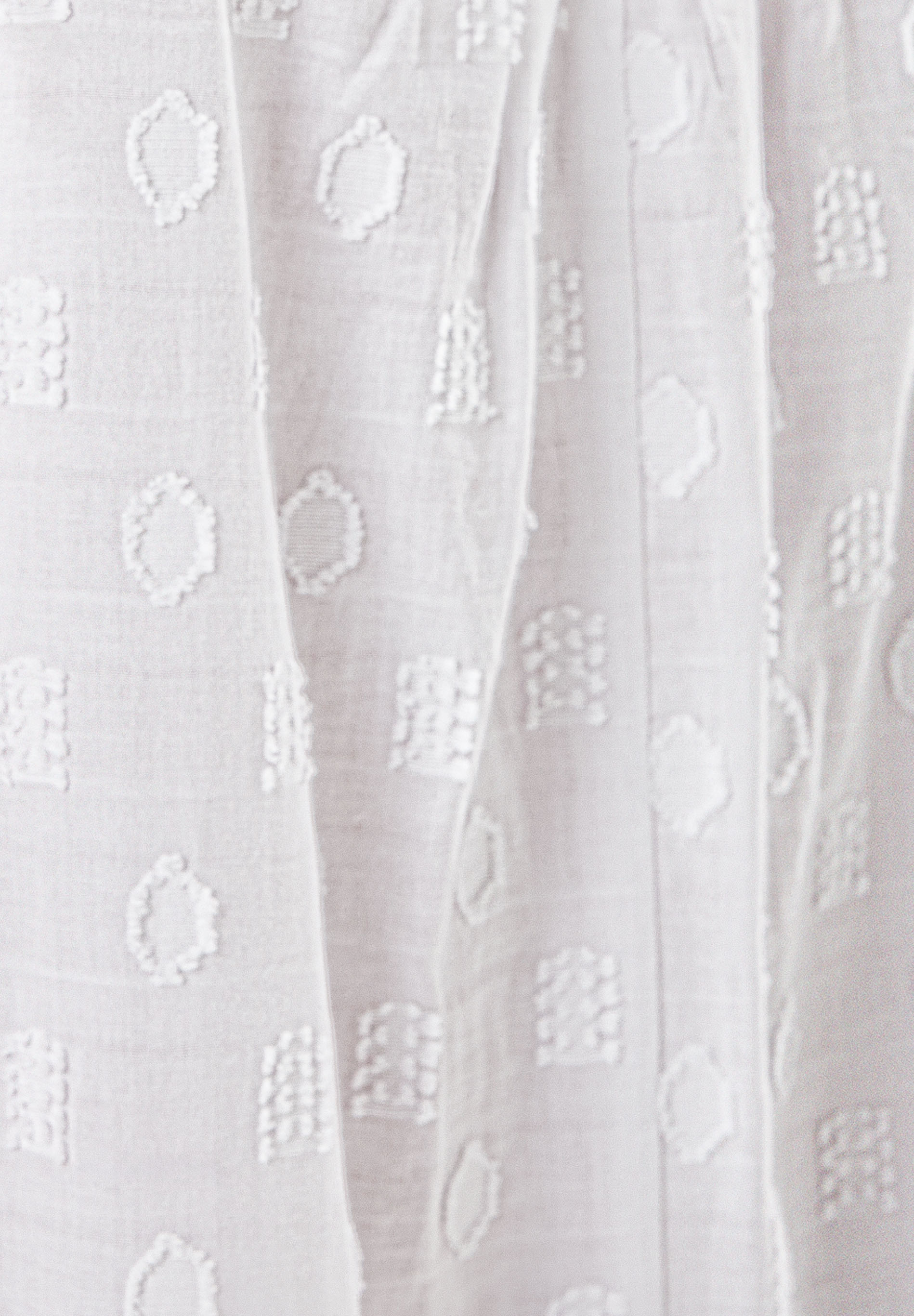 Kleid aus Bio-Baumwolle im Jacquardgewebe