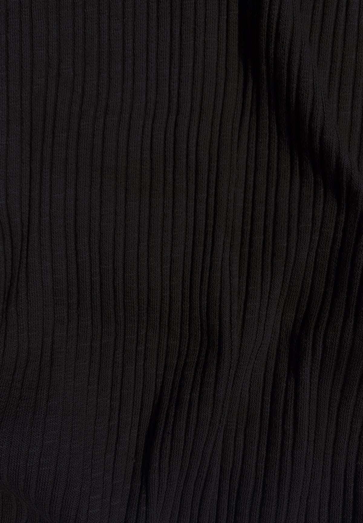 Longsleeve aus Bio-Baumwolle im Rippstrick