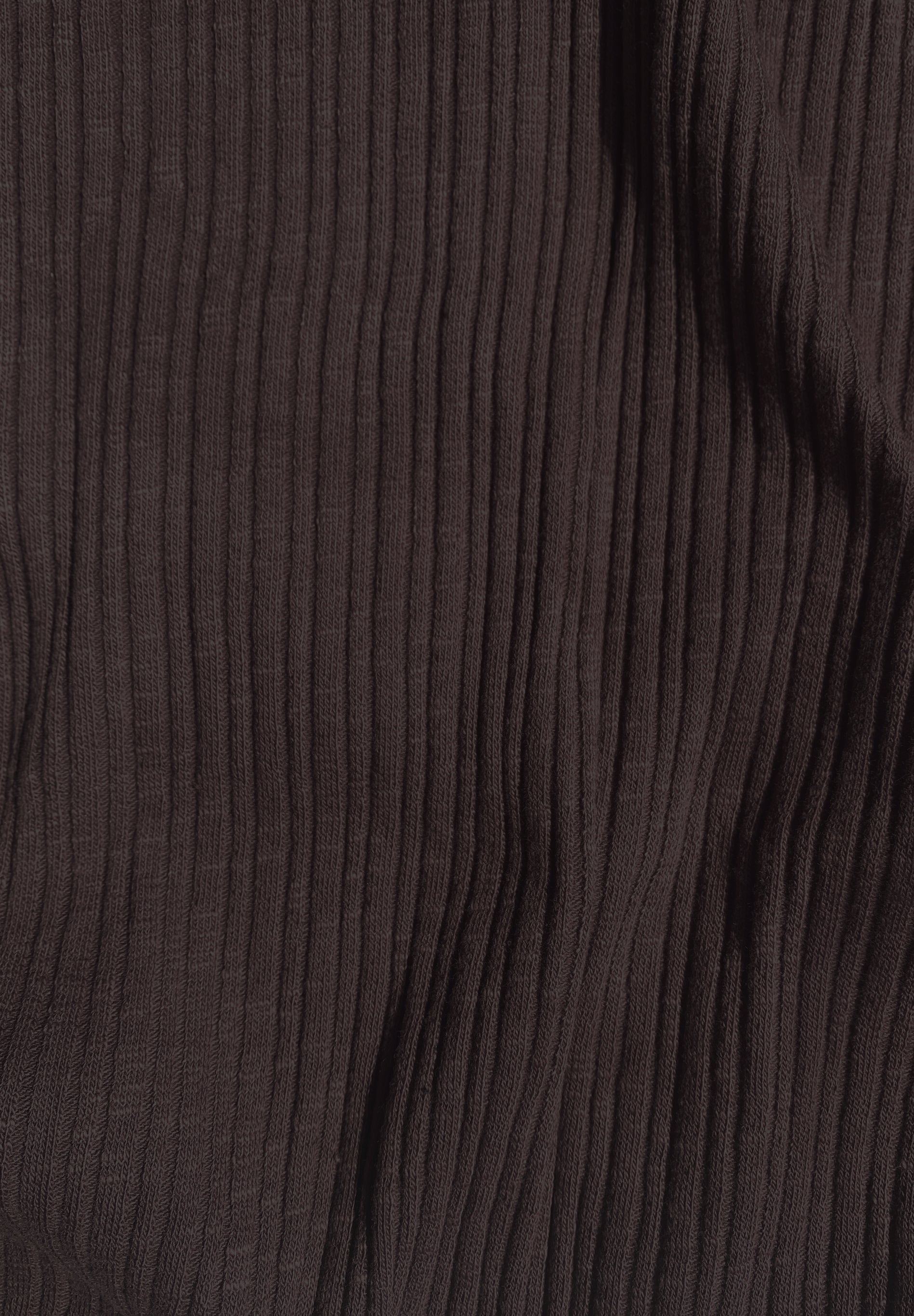 Longsleeve aus Bio-Baumwolle im Rippstrick