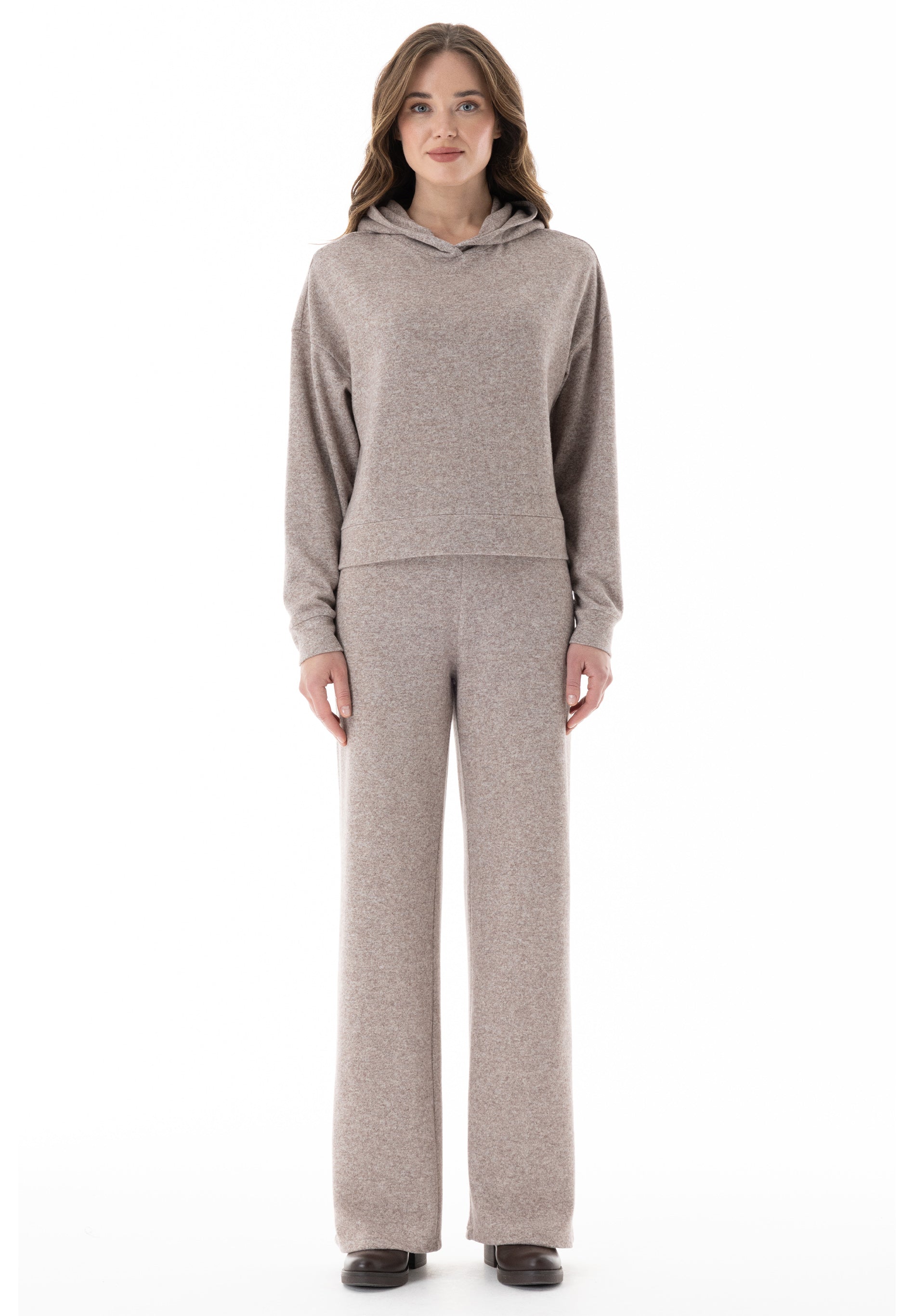 Hoodie aus Bio-Baumwolle und recyceltem Polyester