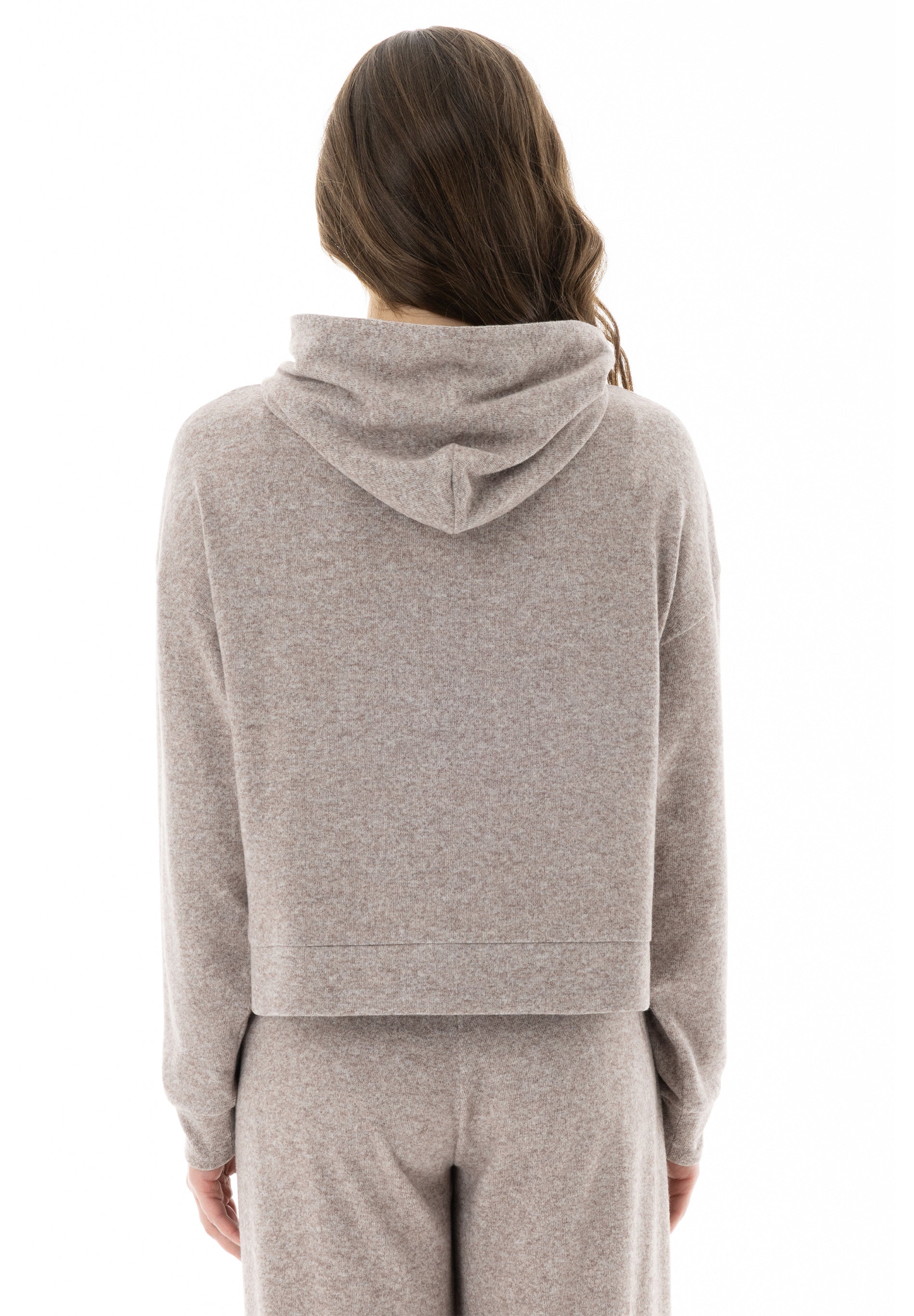 Hoodie aus Bio-Baumwolle und recyceltem Polyester