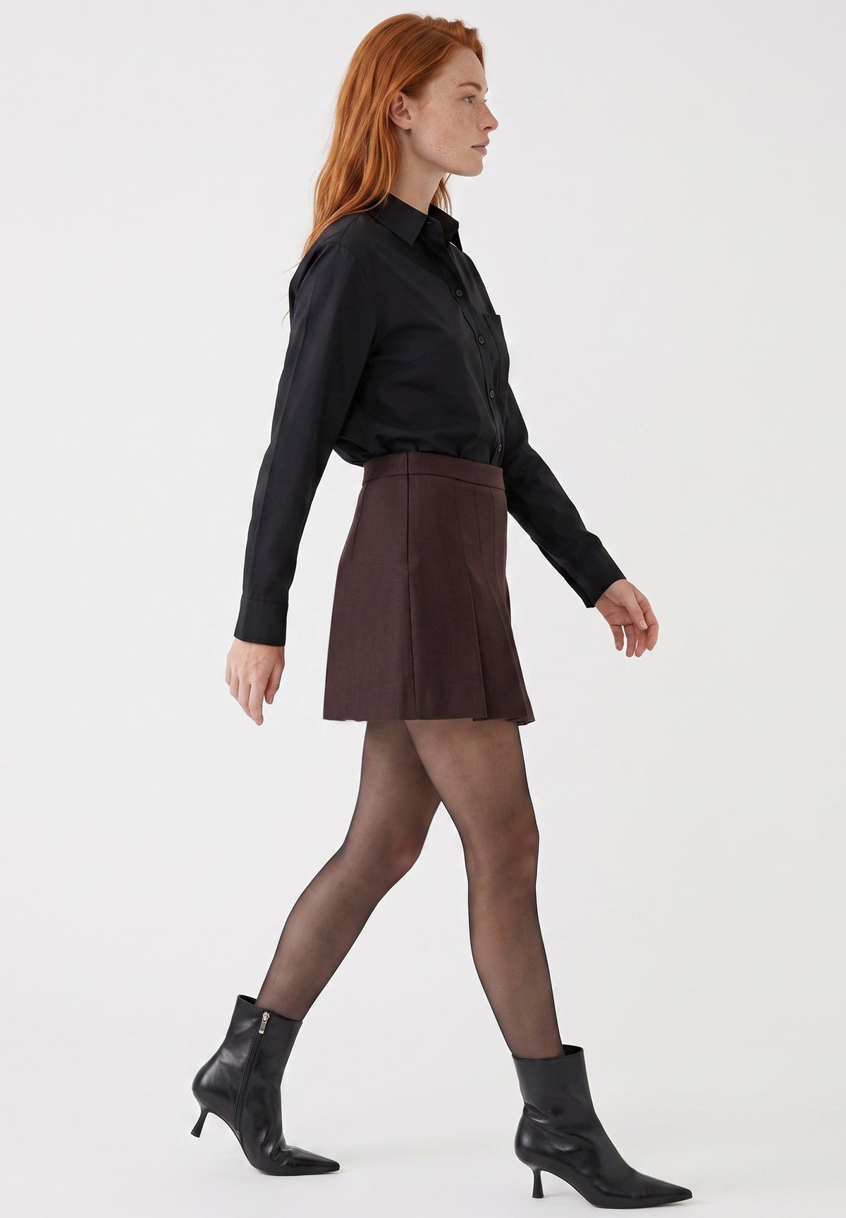 Skort aus recyceltem Polyester und ECOVERO™ Viskose