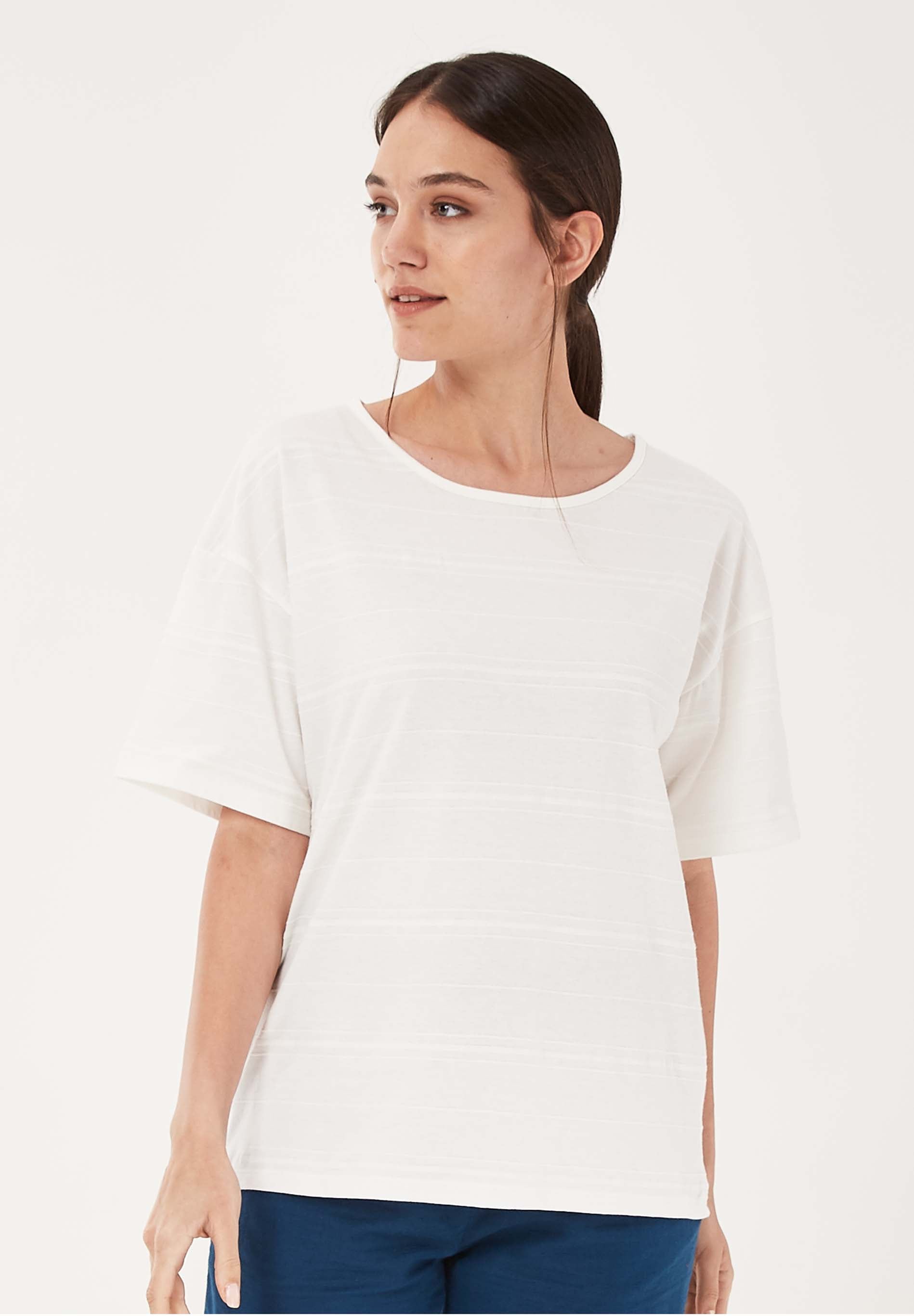 T-Shirt aus Bio-Baumwolle mit halblangen Ärmeln