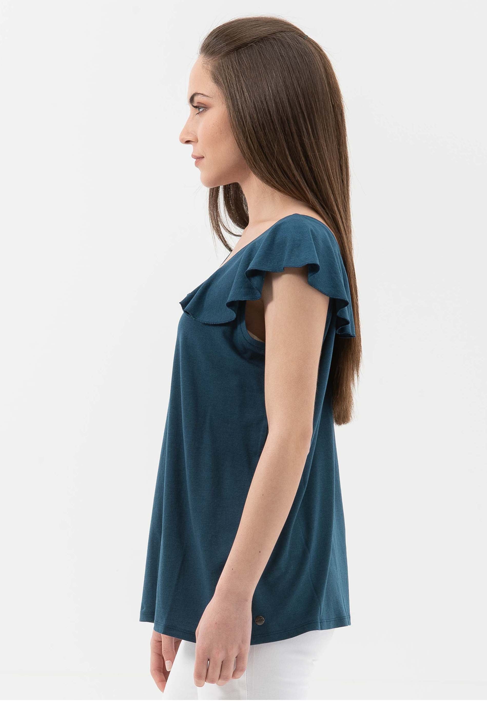 Top aus TENCEL™ Lyocell-Bio-Baumwolle Mix