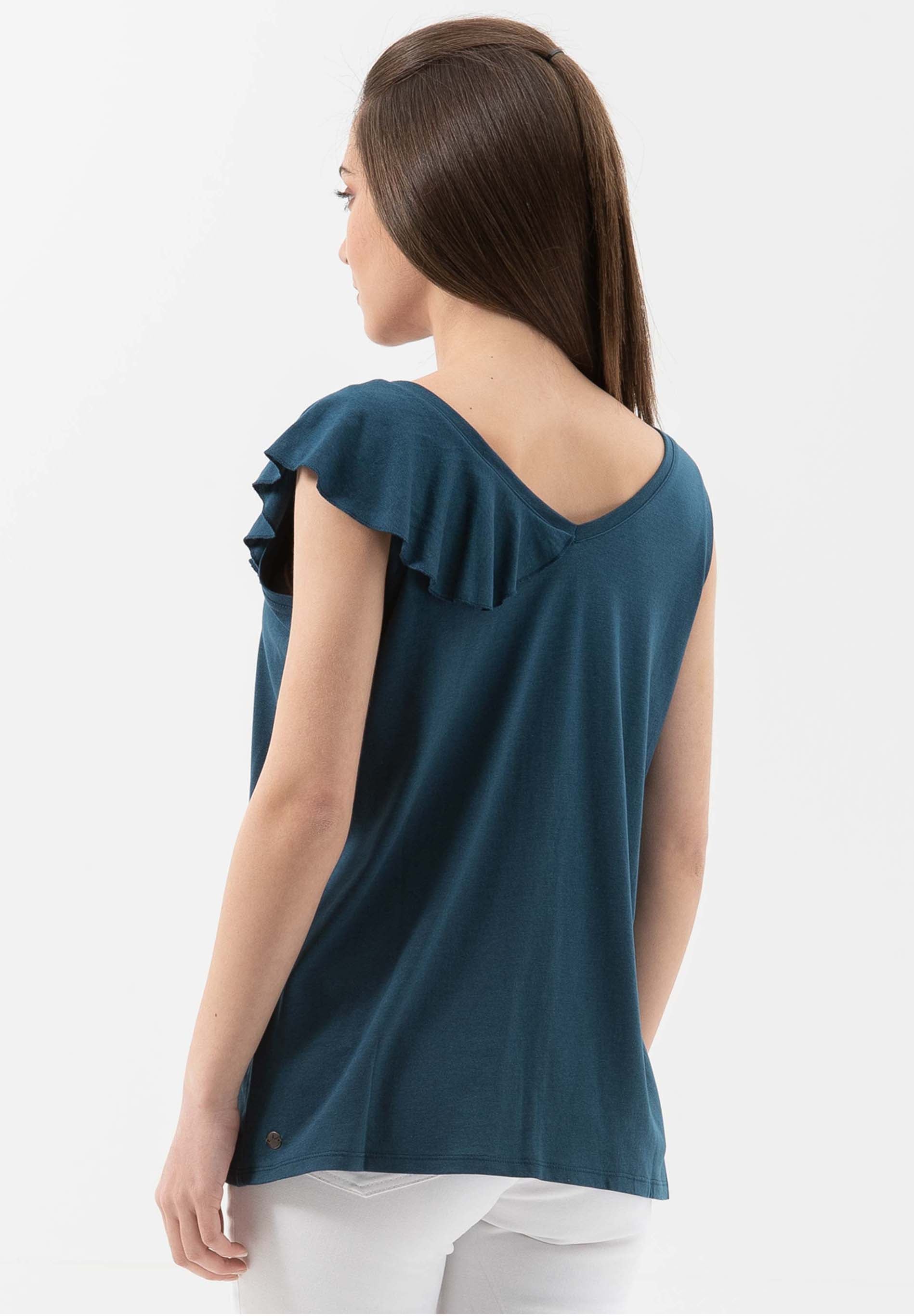 Top aus TENCEL™ Lyocell-Bio-Baumwolle Mix
