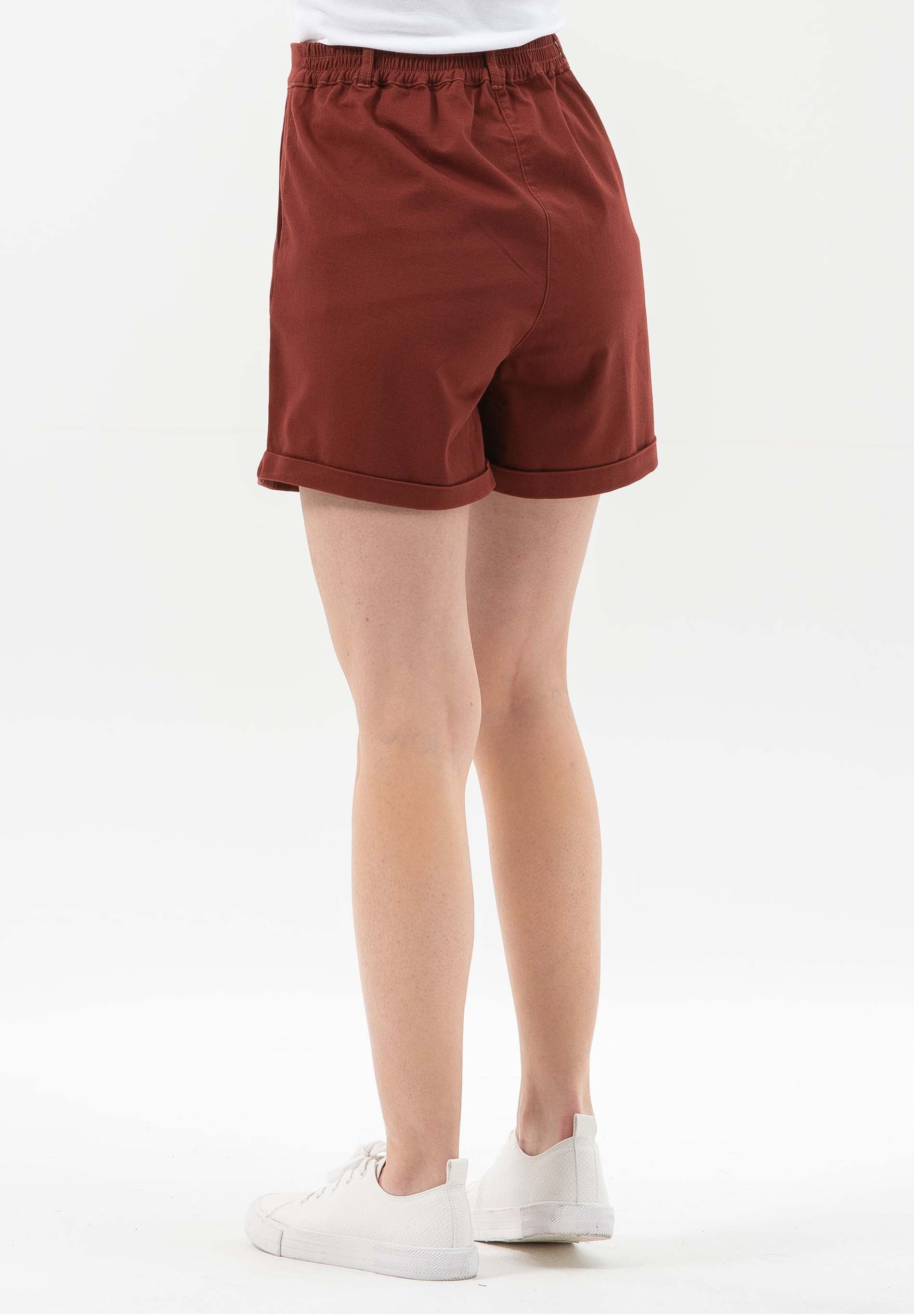 Shorts aus Bio-Baumwolle-Elasthan-Mix