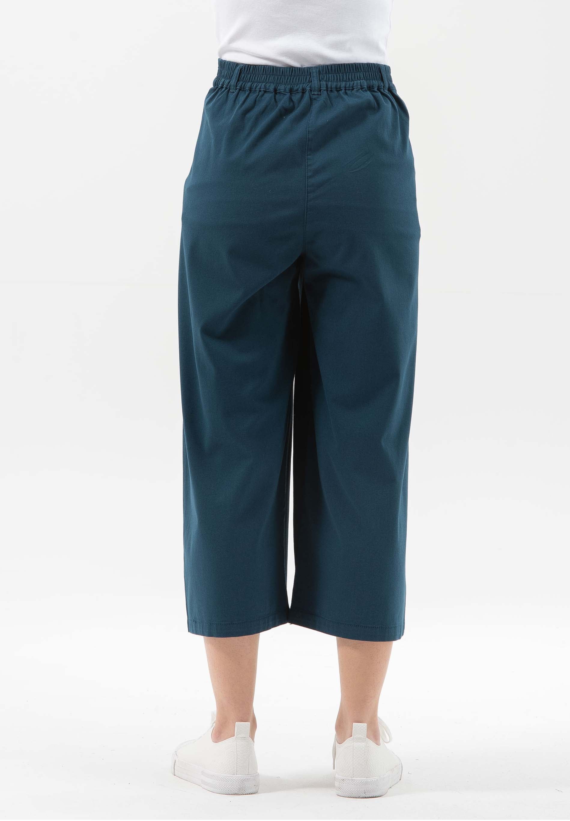 Hose aus Bio-Baumwolle-Elasthan-Mix in 7/8-Länge