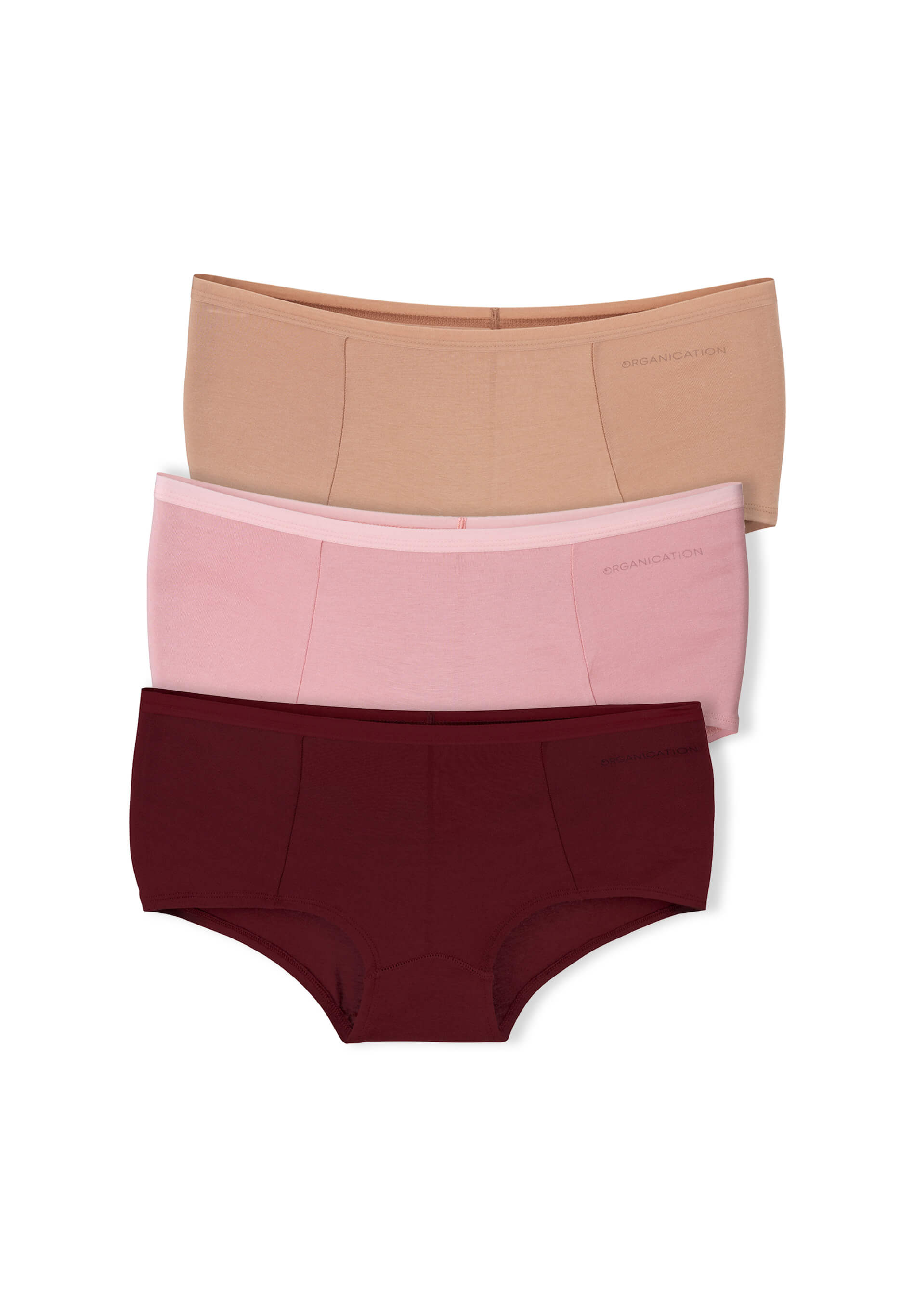 BLAIRE | Boyshorts Panty aus Bio-Baumwolle und TENCEL™ Modal-Mix im 3er-Pack