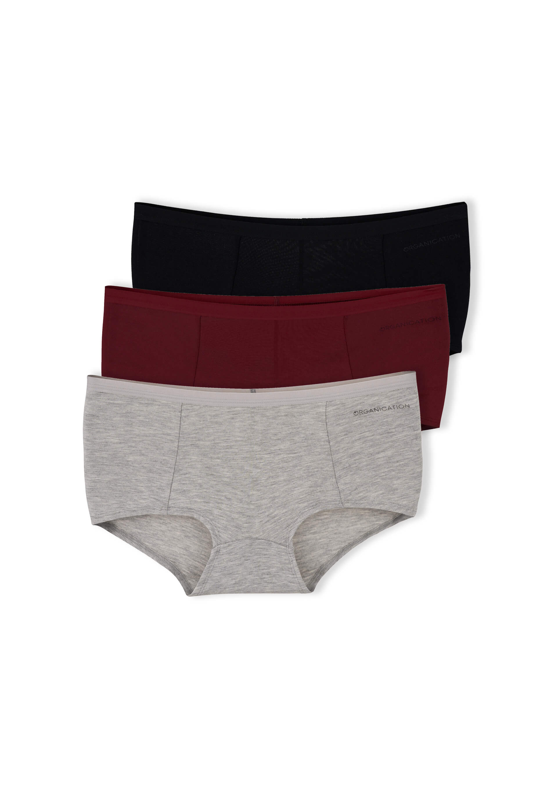 BLAIRE | Boyshorts Panty aus Bio-Baumwolle und TENCEL™ Modal-Mix im 3er-Pack