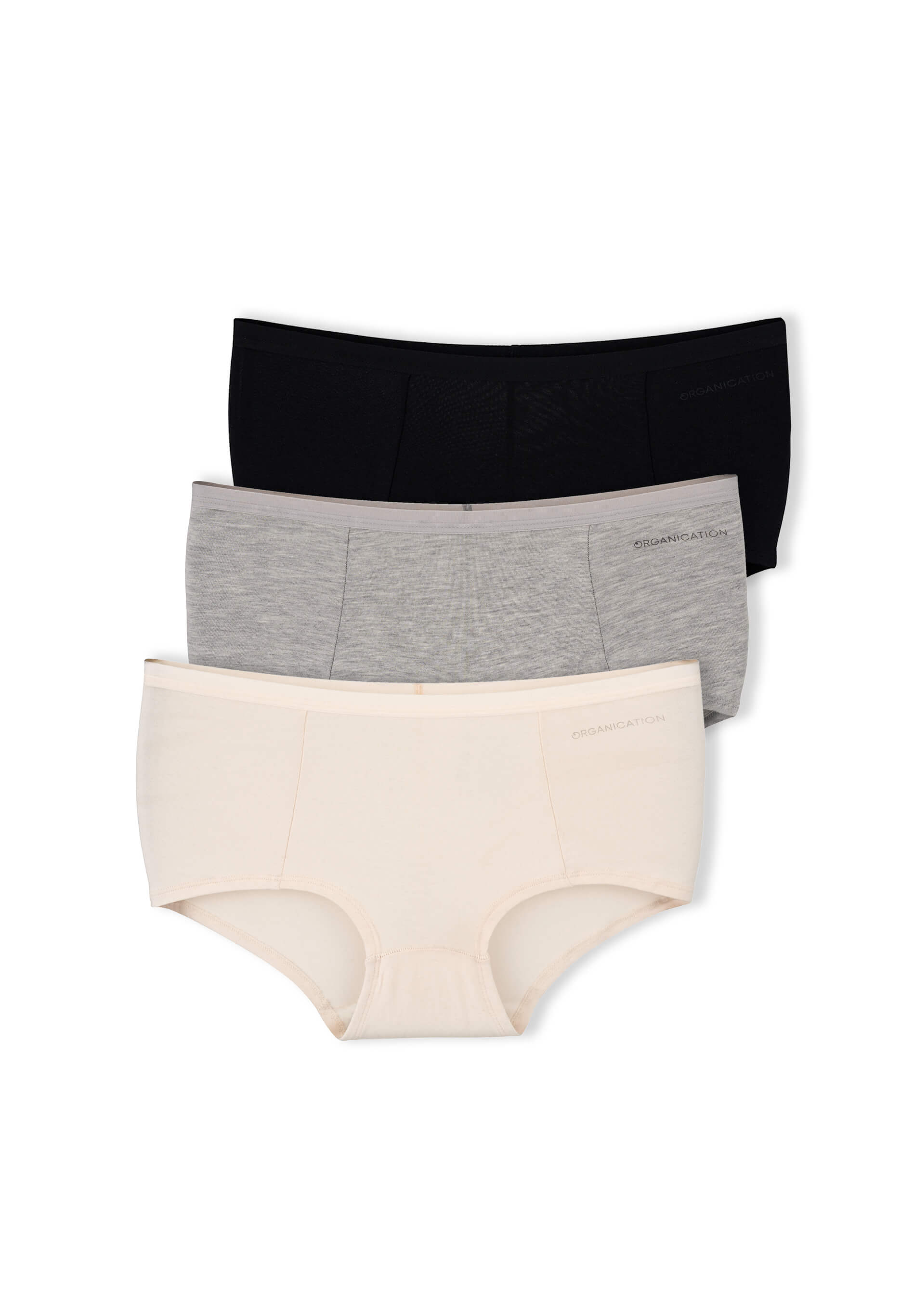 BLAIRE | Boyshorts Panty aus Bio-Baumwolle und TENCEL™ Modal-Mix im 3er-Pack