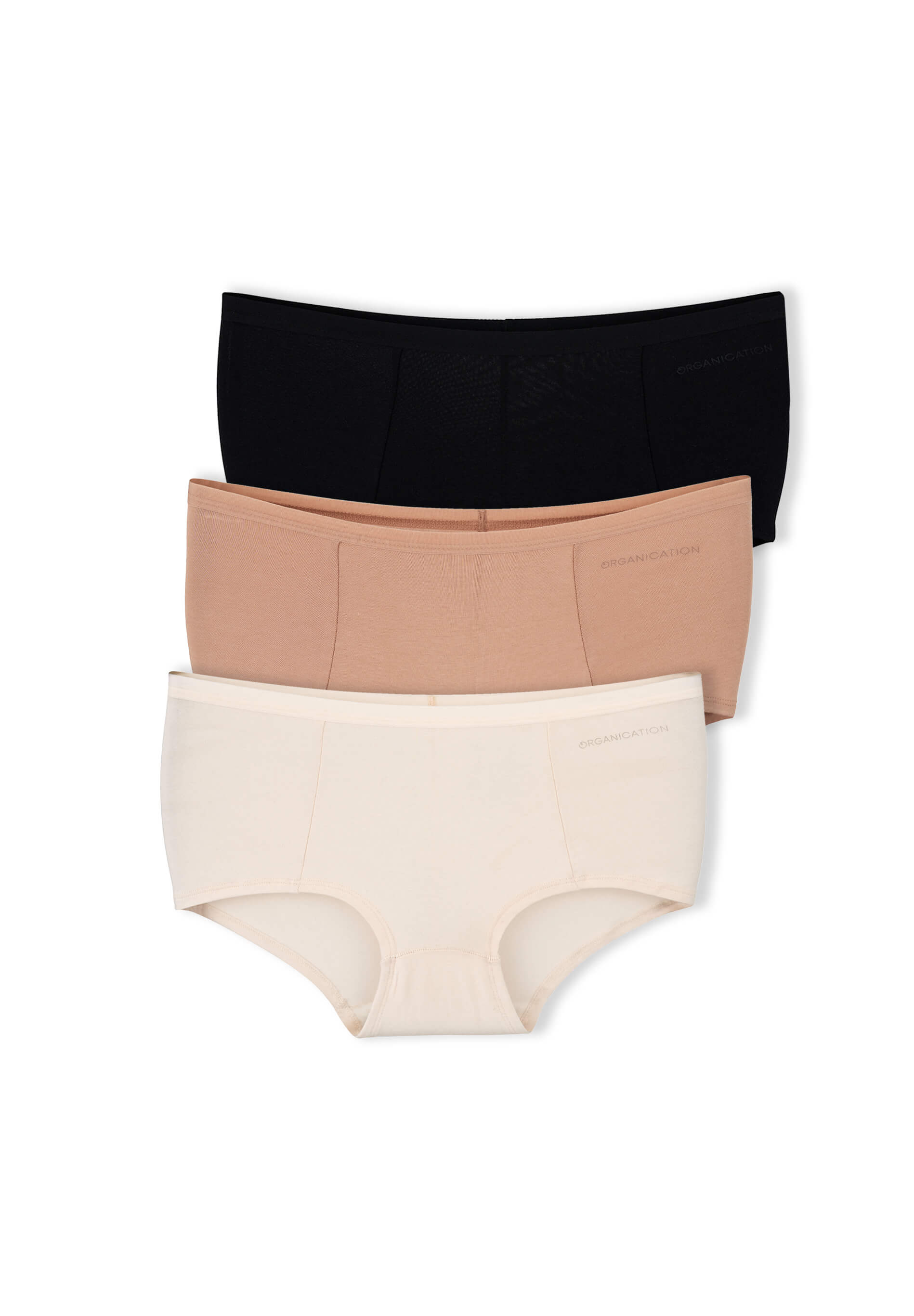 BLAIRE | Boyshorts Panty aus Bio-Baumwolle und TENCEL™ Modal-Mix im 3er-Pack