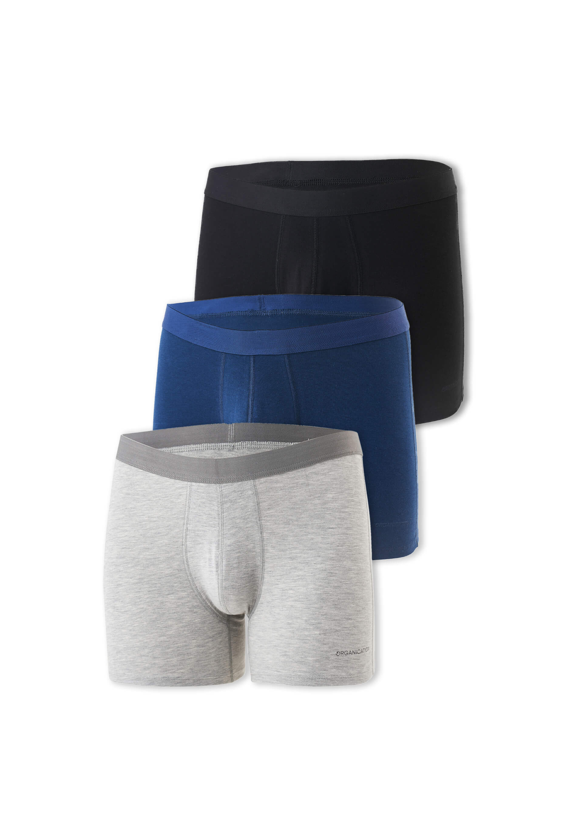 BRUNNO | Boxer Brief aus Bio-Baumwolle und TENCEL™ Modal-Mix im 3er-Pack