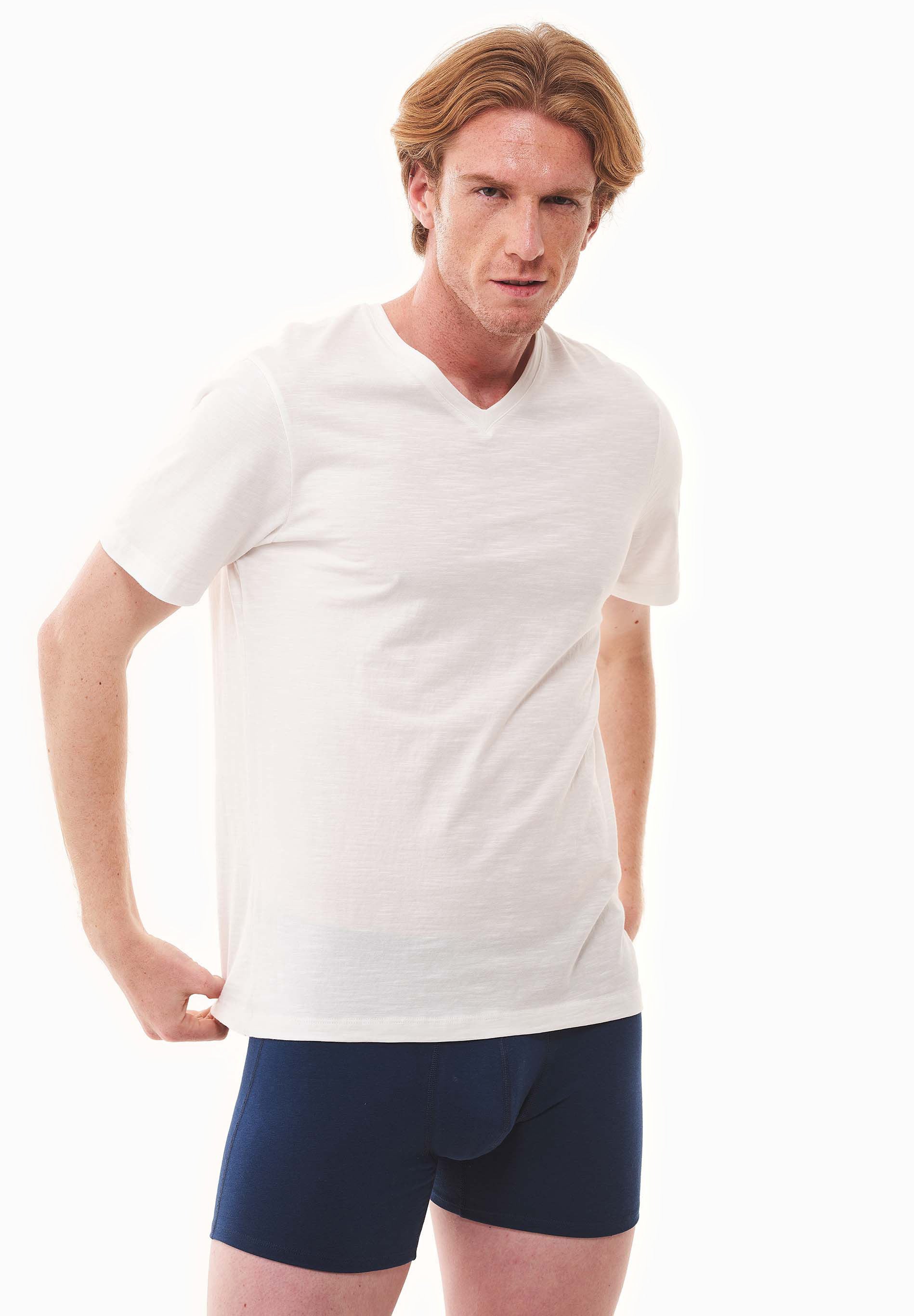 BRUNNO | Boxer Brief aus Bio-Baumwolle und TENCEL™ Modal im 6er-Pack