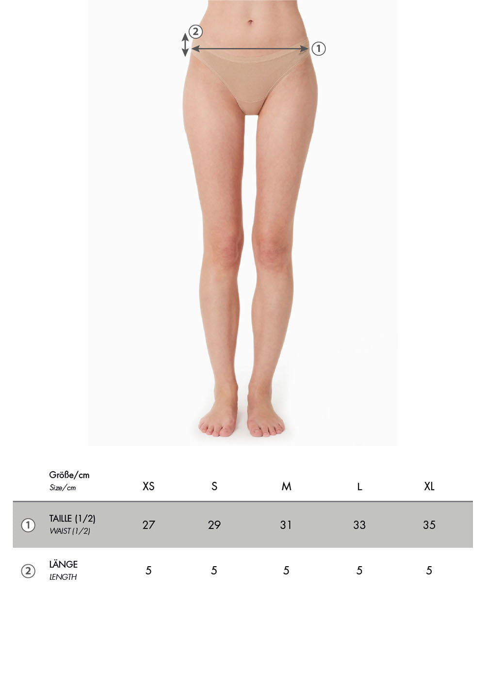 KAVINN | Tanga aus Bio-Baumwolle und TENCEL™ Modal im 6er-Pack