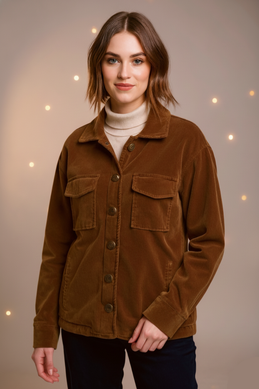 Cordjacke aus Bio-Baumwolle