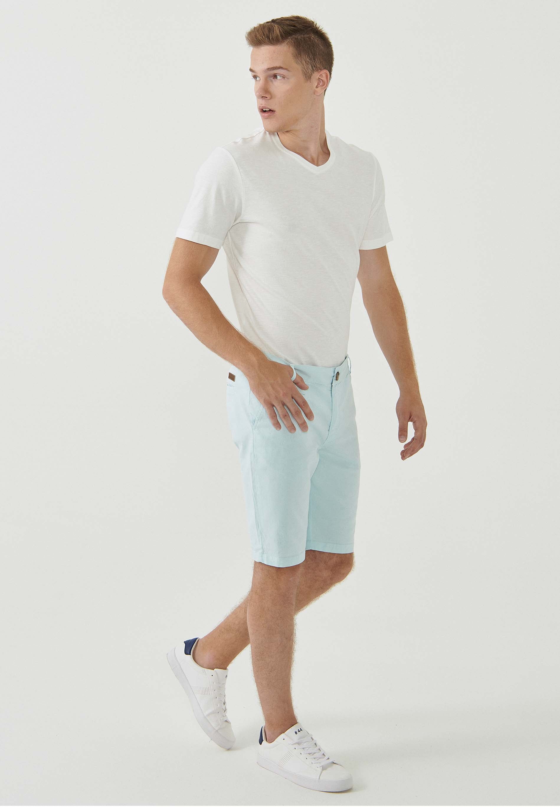 Slim Chino-Shorts aus Bio-Baumwolle