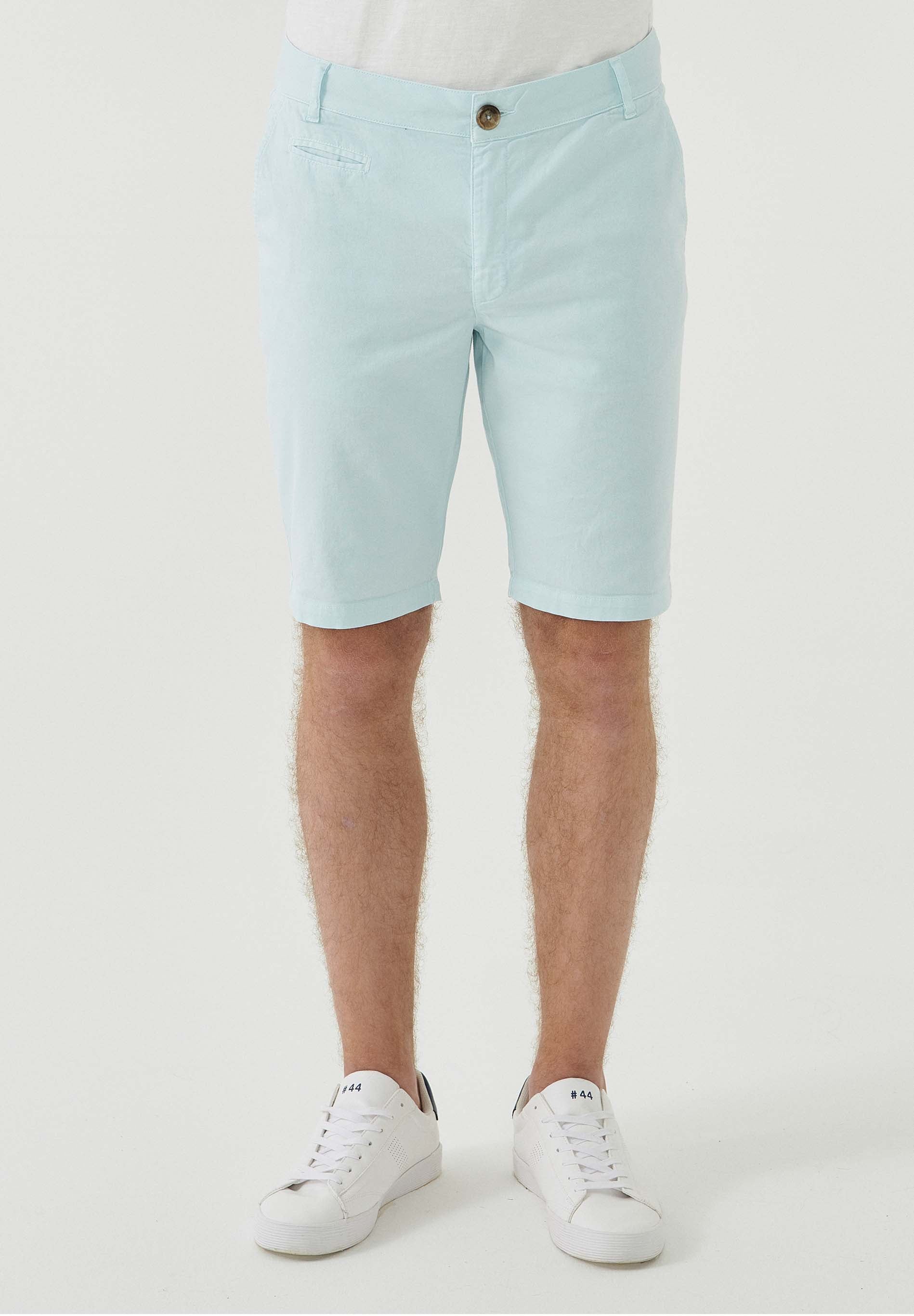 Slim Chino-Shorts aus Bio-Baumwolle