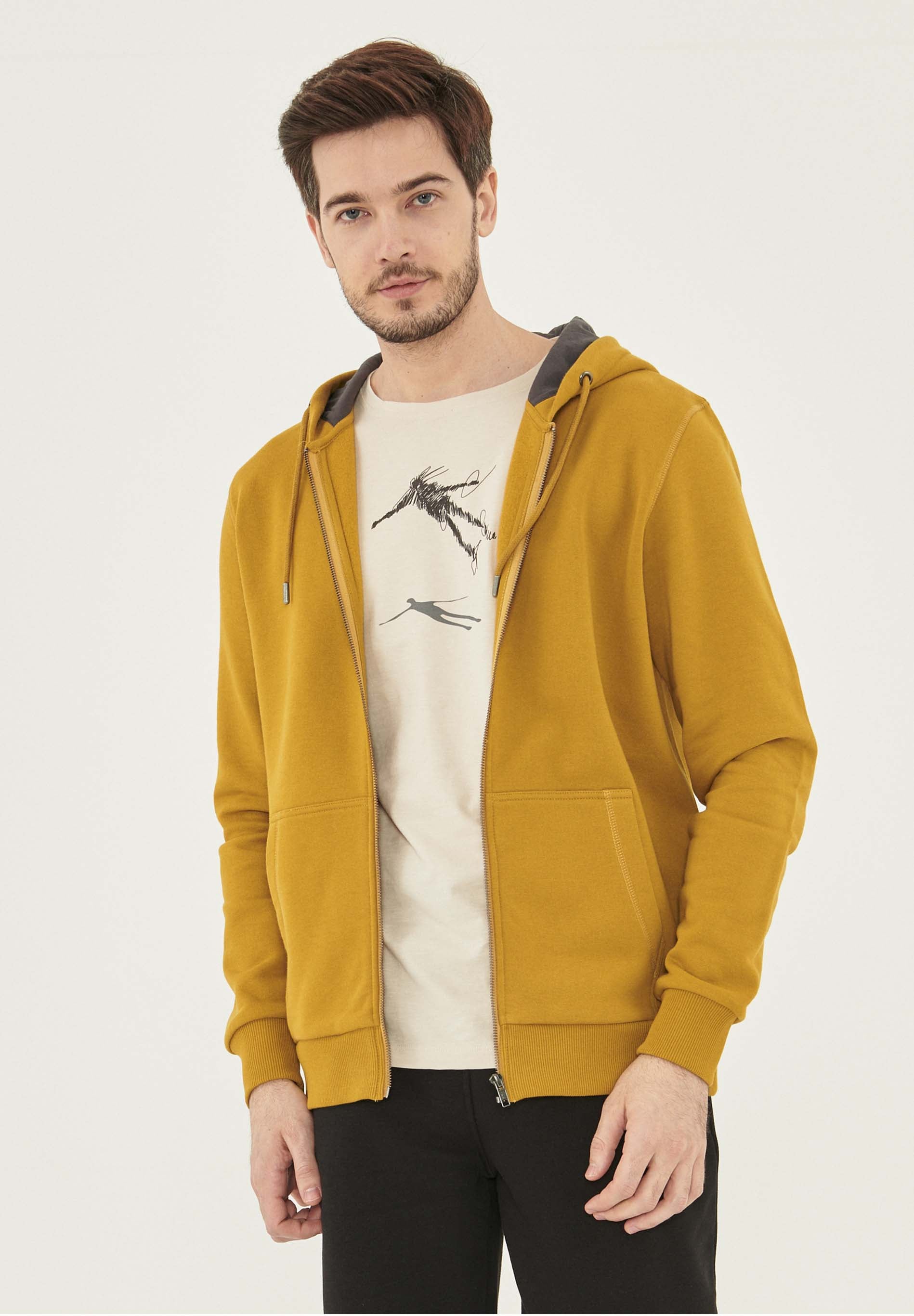 Sweatjacke aus Bio-Baumwolle