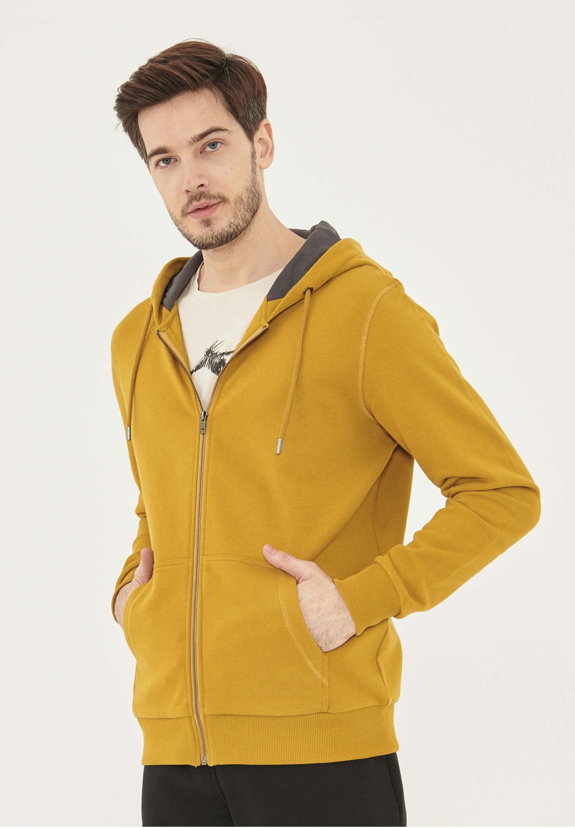 Sweatjacke aus Bio-Baumwolle