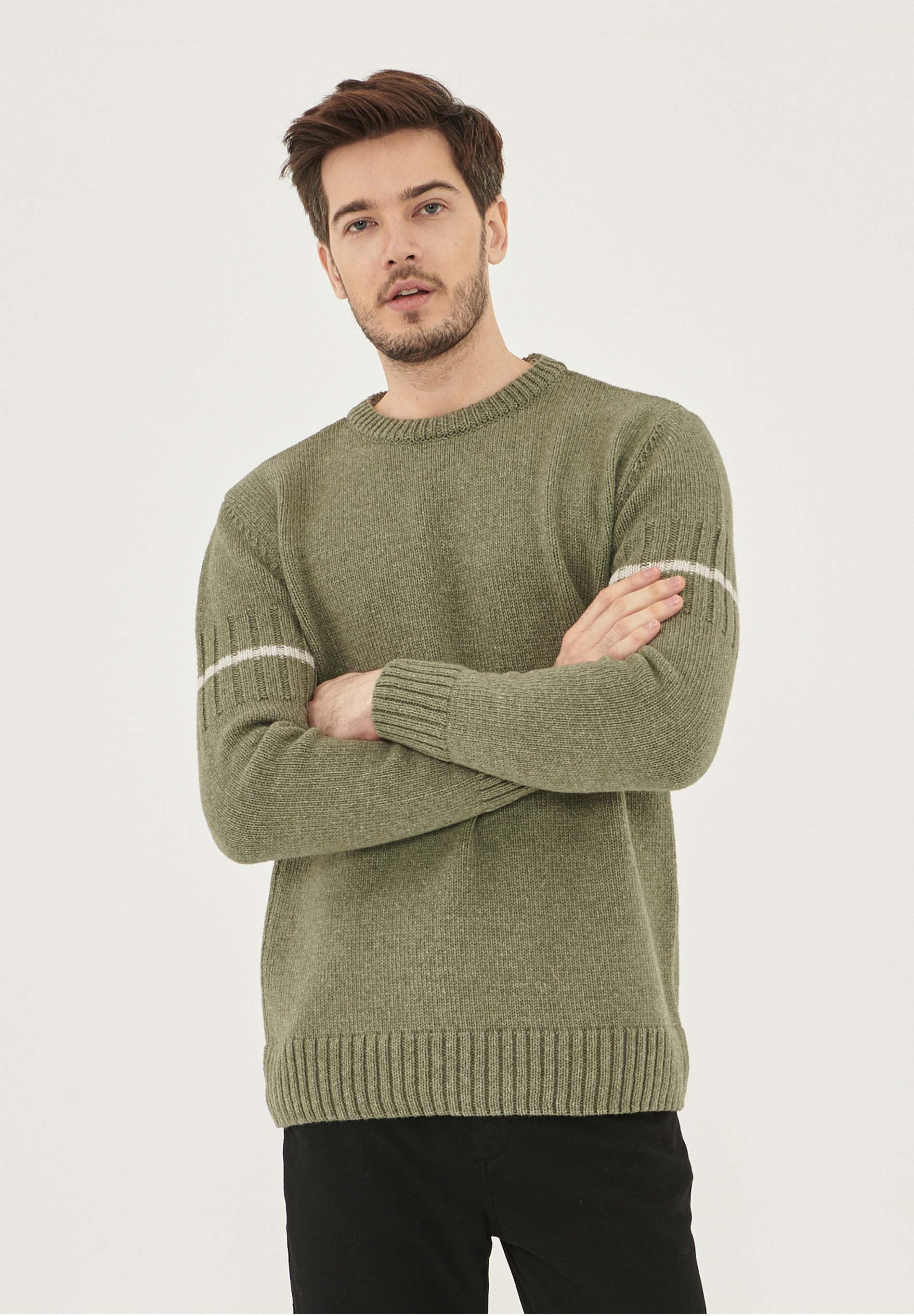 Pullover aus Bio-Merinowolle und Bio-Baumwolle