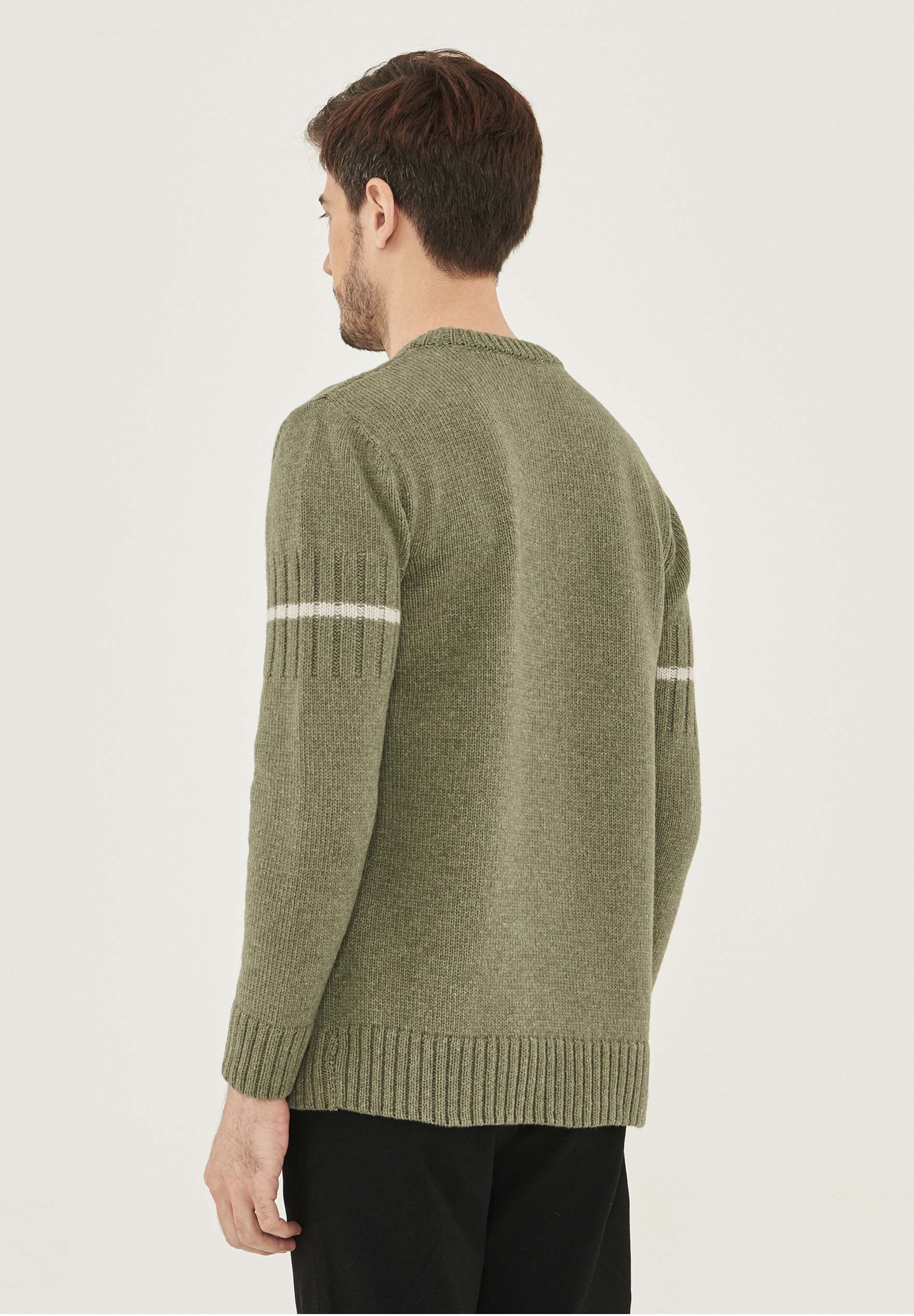 Pullover aus Bio-Merinowolle und Bio-Baumwolle