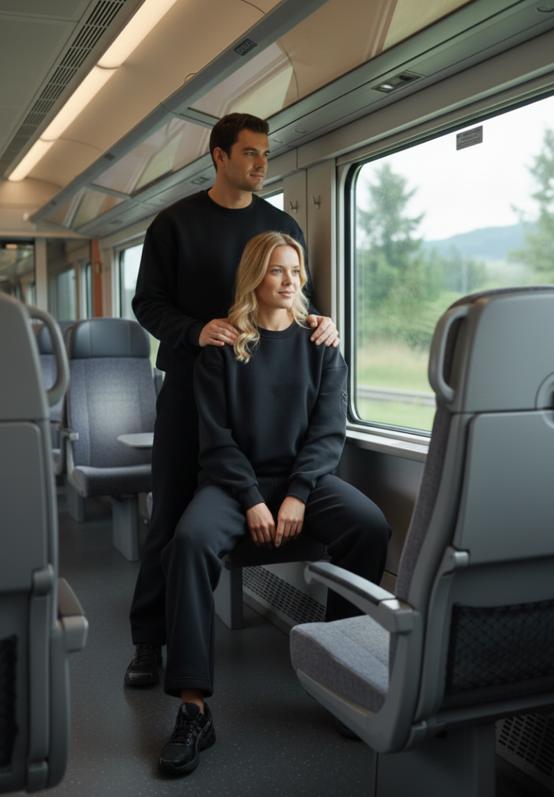 POLLEN | Essentials Travel Unisex Jogginghose aus Bio-Baumwolle & Recyceltem Polyester