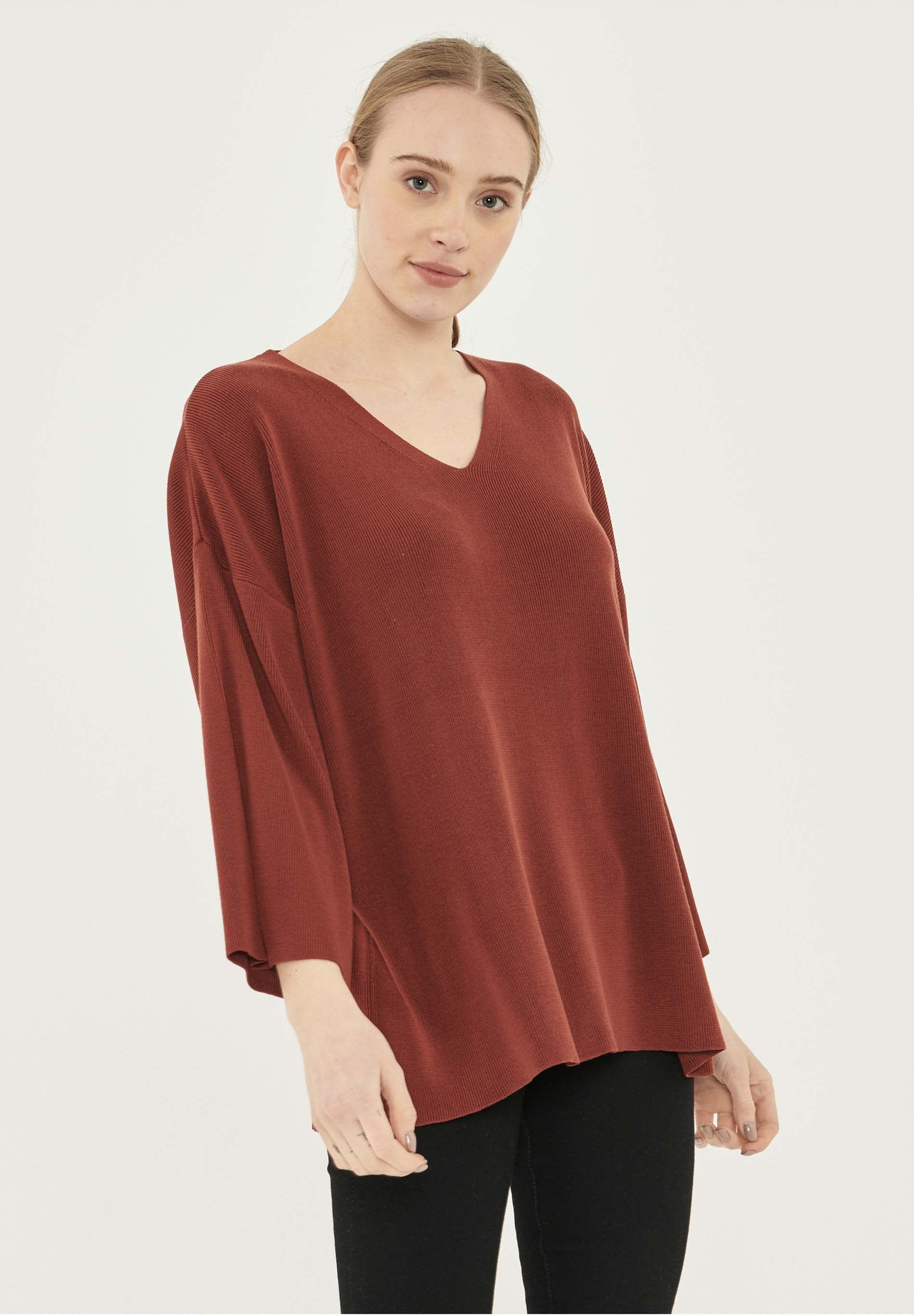 3/4 Arm Pullover aus TENCEL™ Lyocell