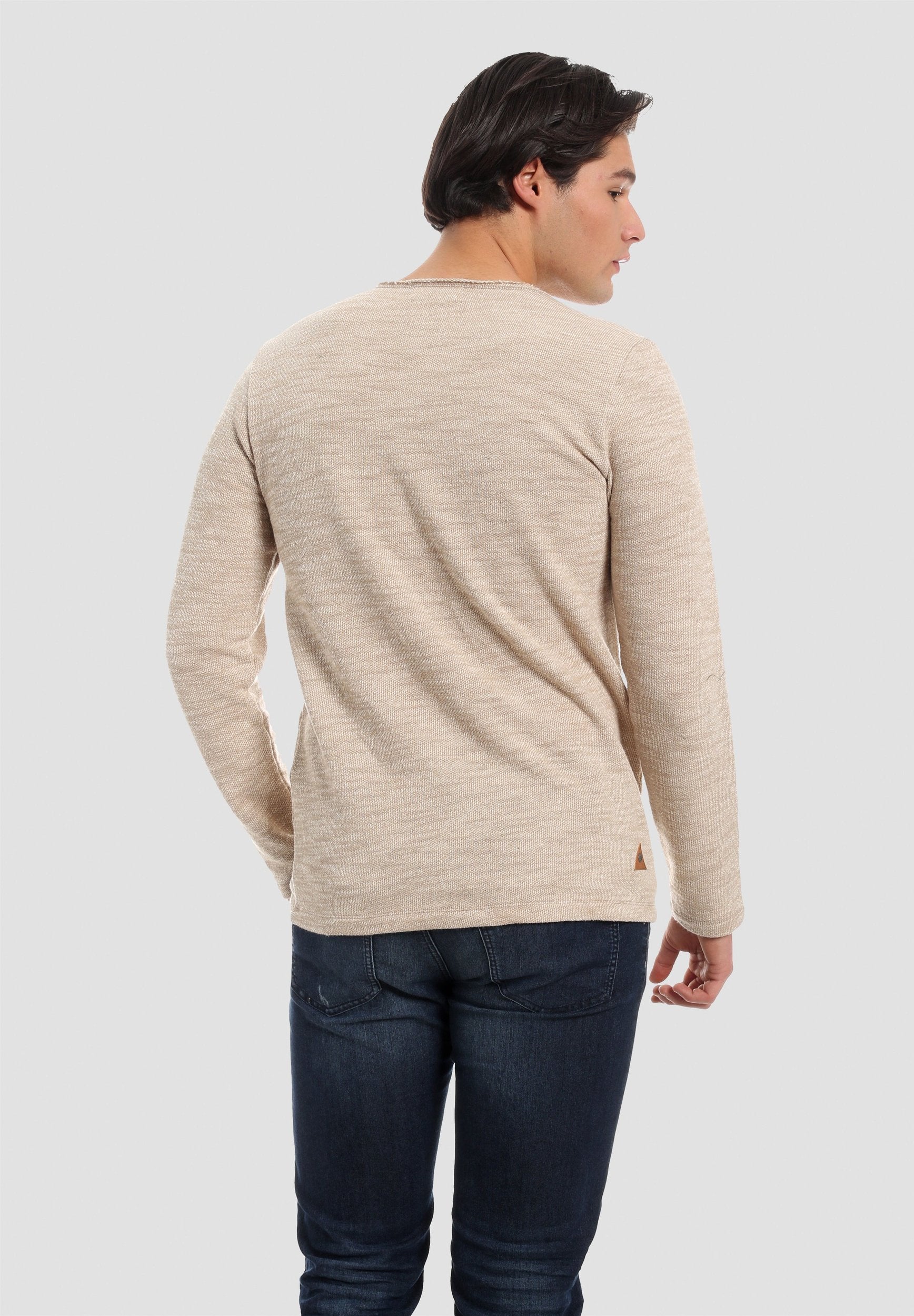Langarmshirt aus Bio-Baumwolle mit Brusttasche