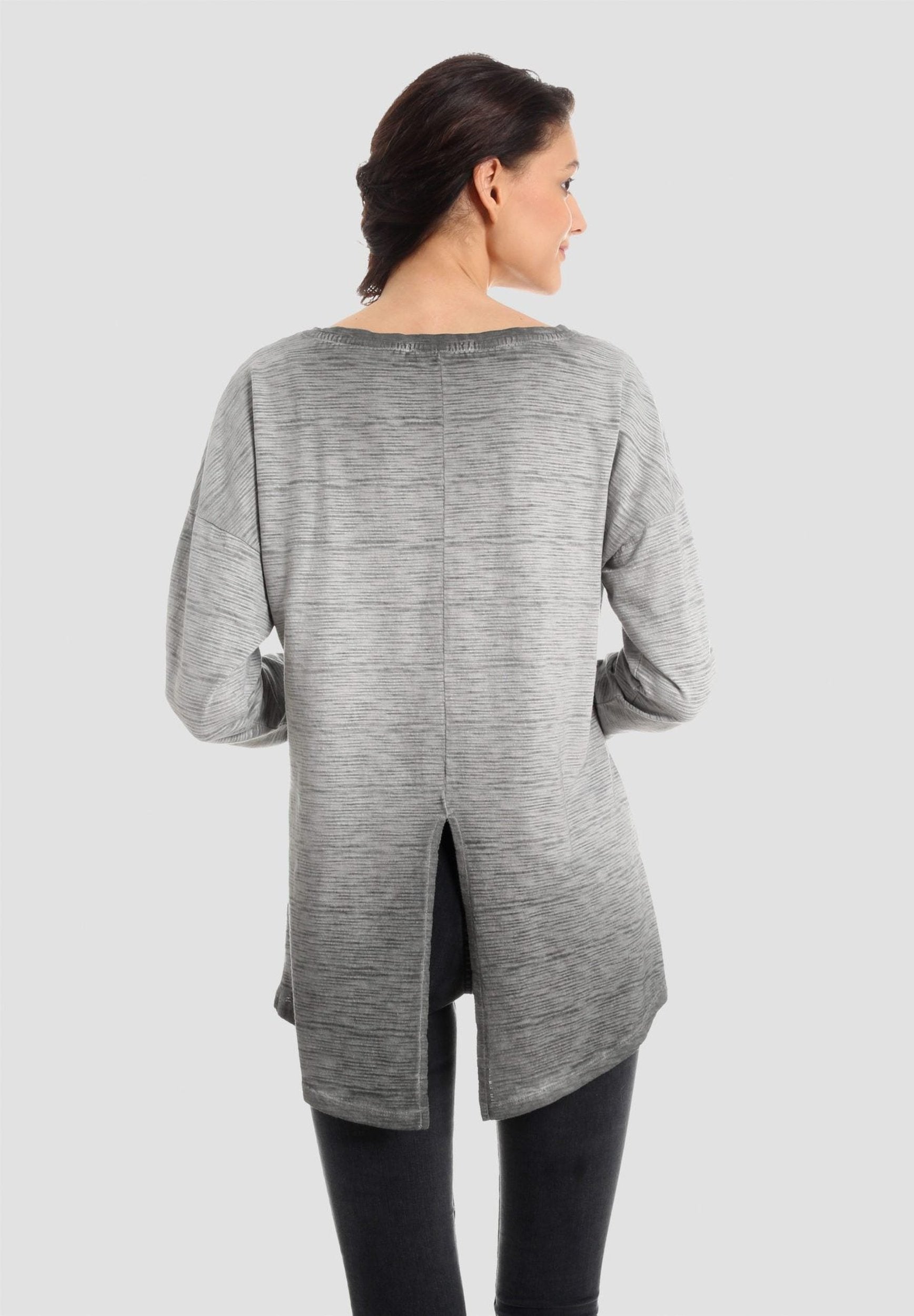 Garment Dyed Langarmshirt aus Bio-Baumwolle