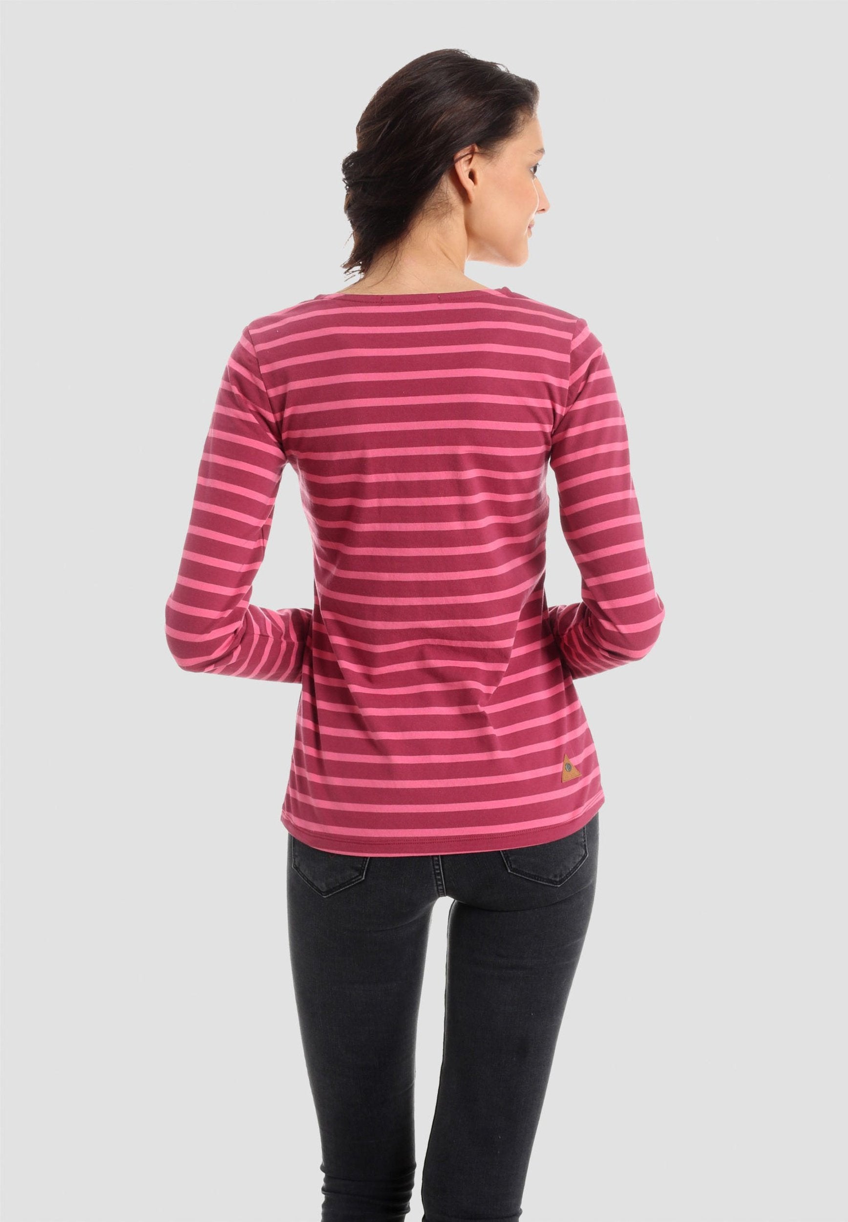 Ringel Langarmshirt aus Bio-Baumwolle