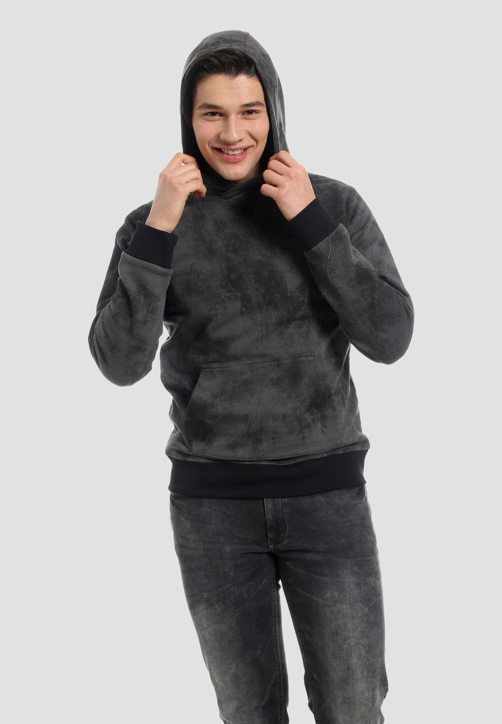 Hoodie aus Bio-Baumwolle mit Raglanärmeln