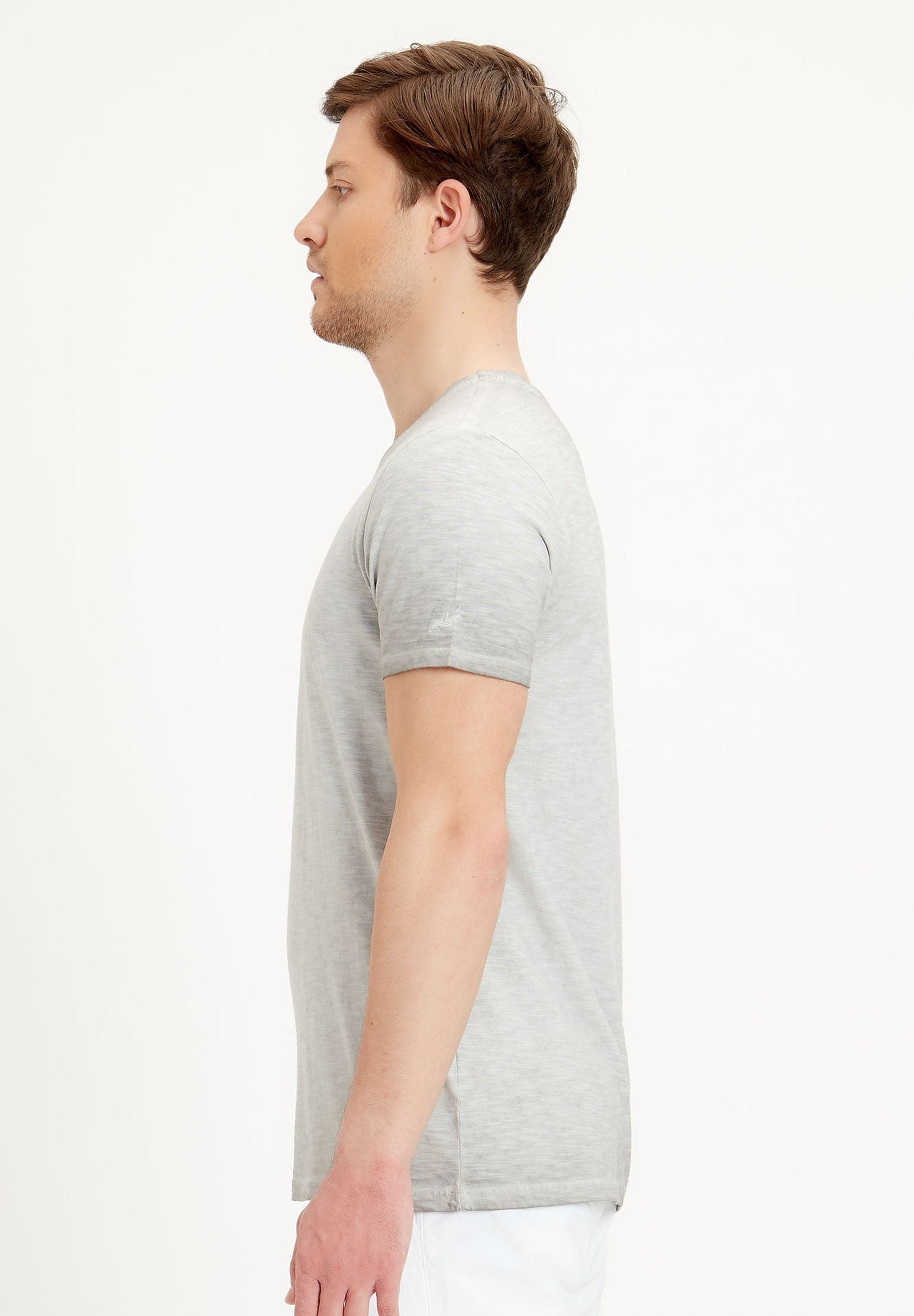 Garment Dyed T-Shirt aus Bio-Baumwolle
