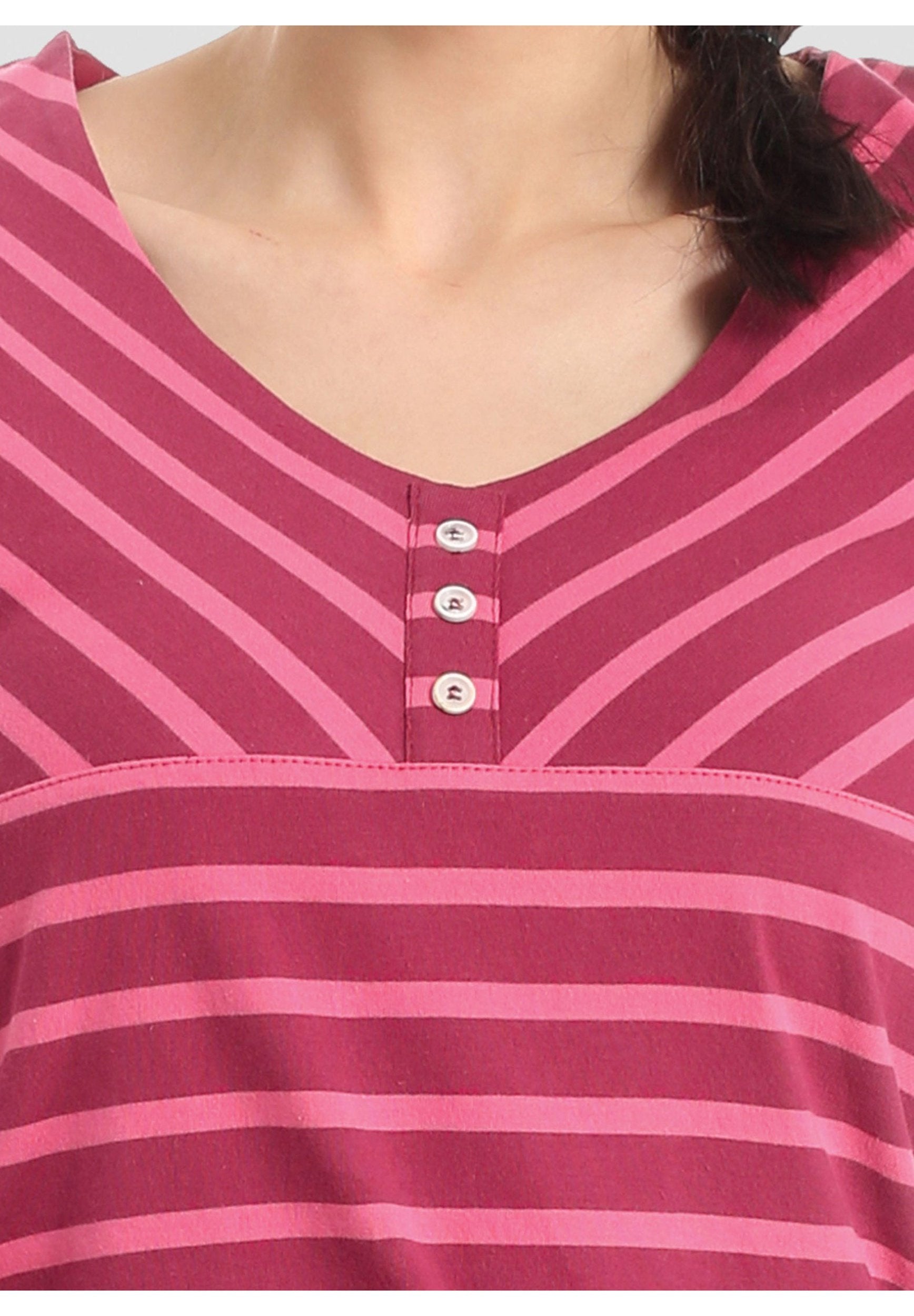 Ringel Langarmshirt aus Bio-Baumwolle