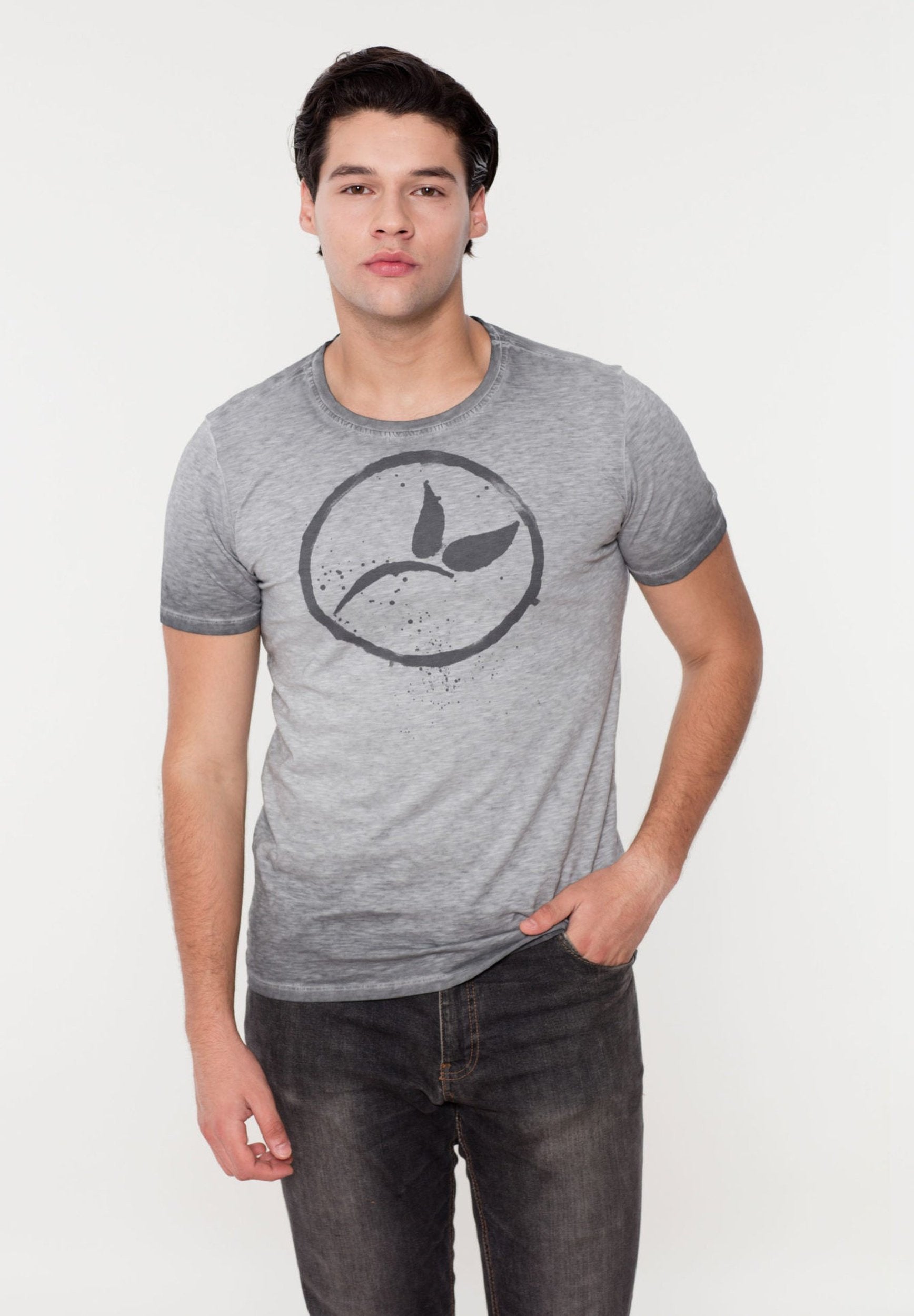 T-Shirt aus Bio-Baumwolle mit Logo-Print