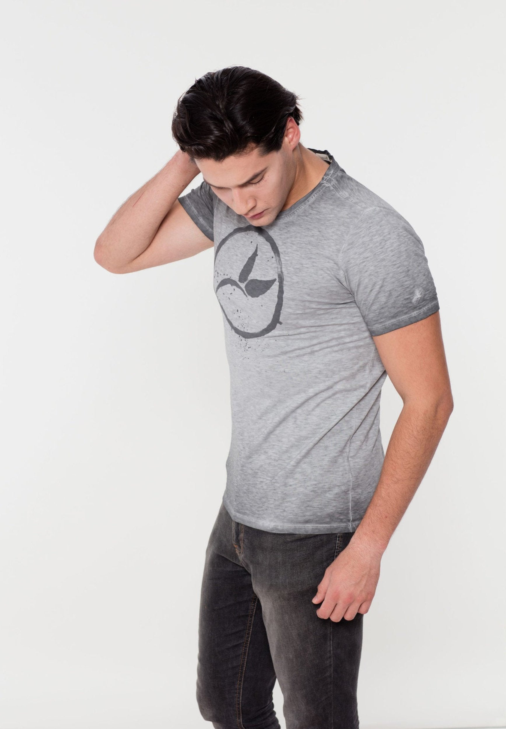 T-Shirt aus Bio-Baumwolle mit Logo-Print