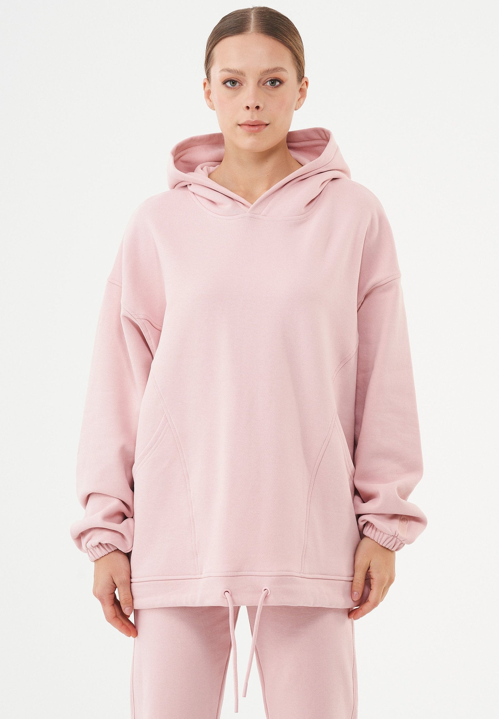 Essentials Hande Soft Touch Oversize Hoodie Light Brown