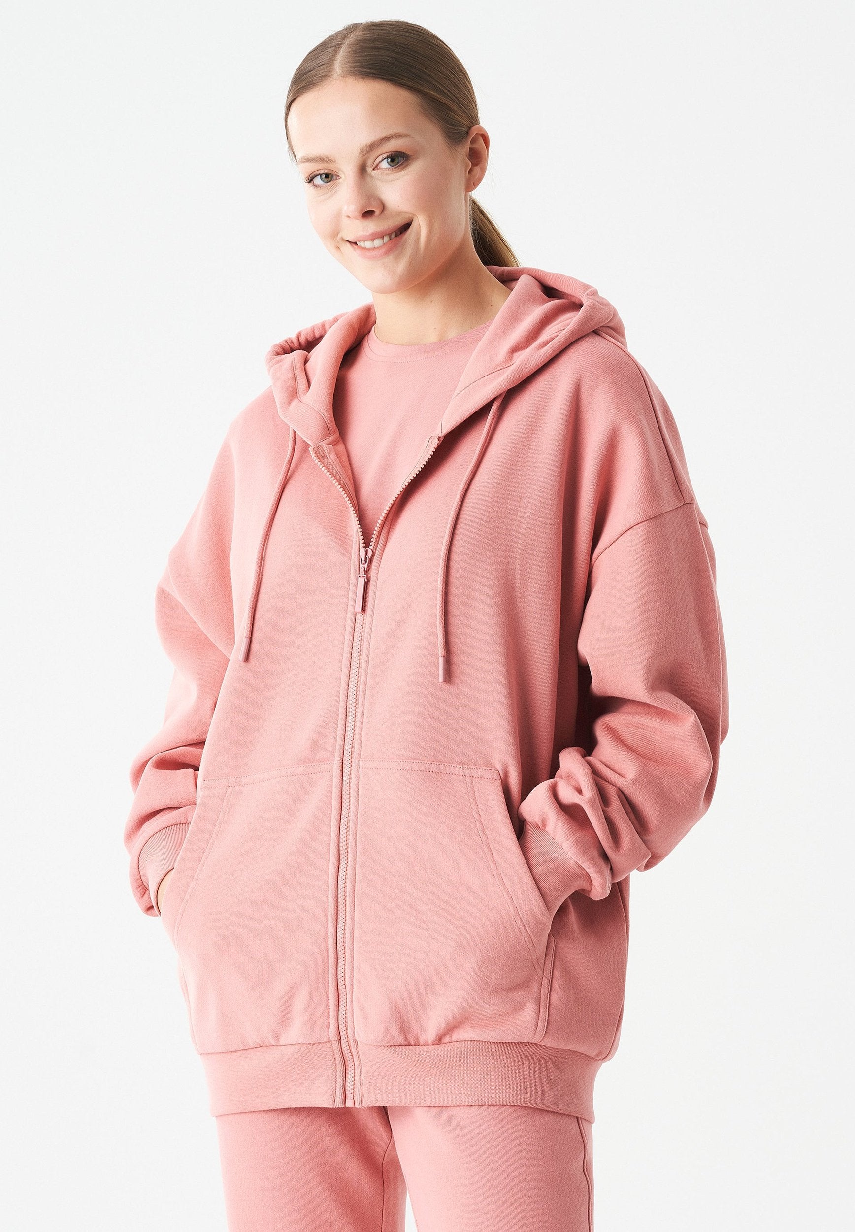 JALE Soft Touch Sweatjacke aus Bio-Baumwolle