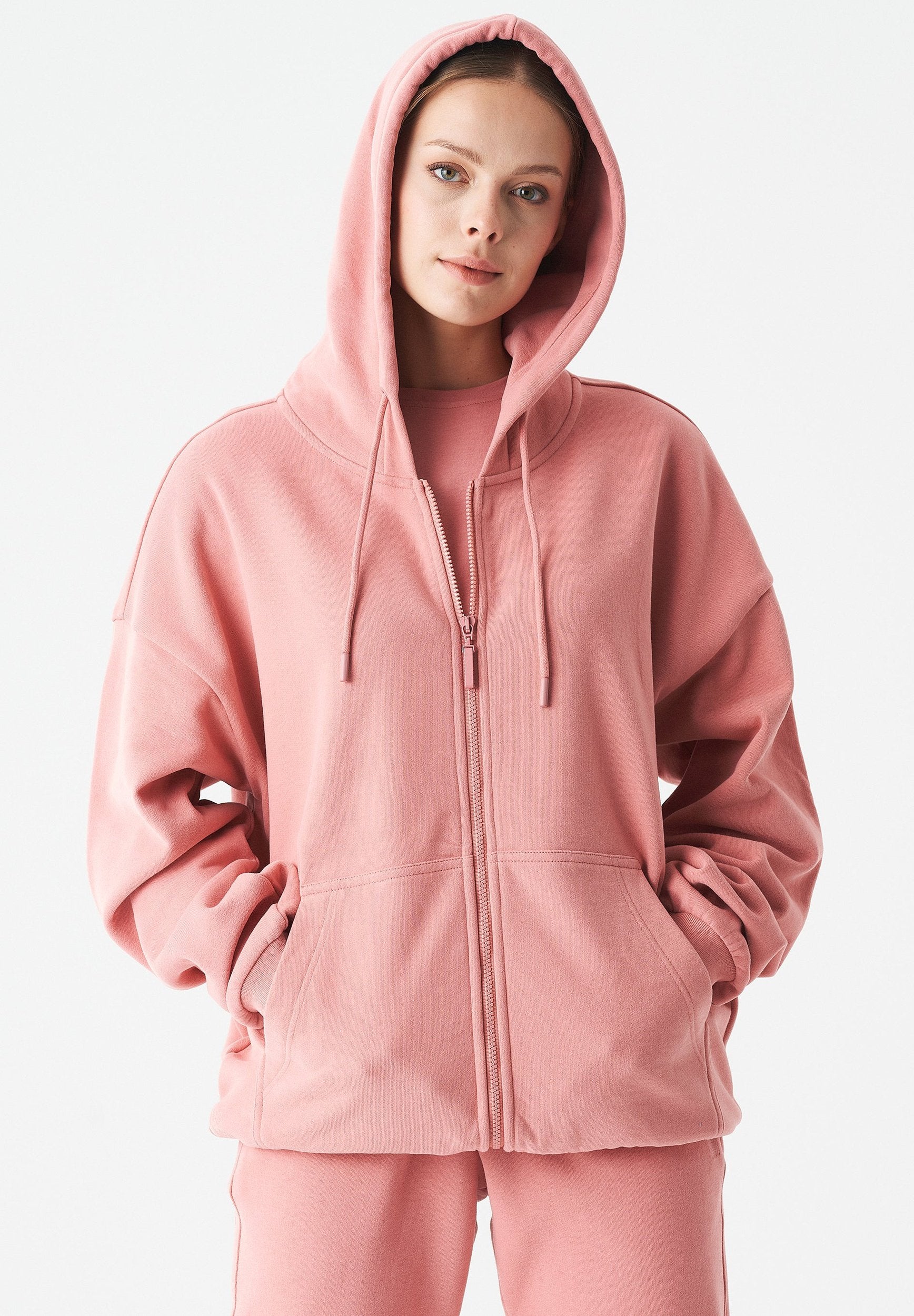 JALE Soft Touch Sweatjacke aus Bio-Baumwolle