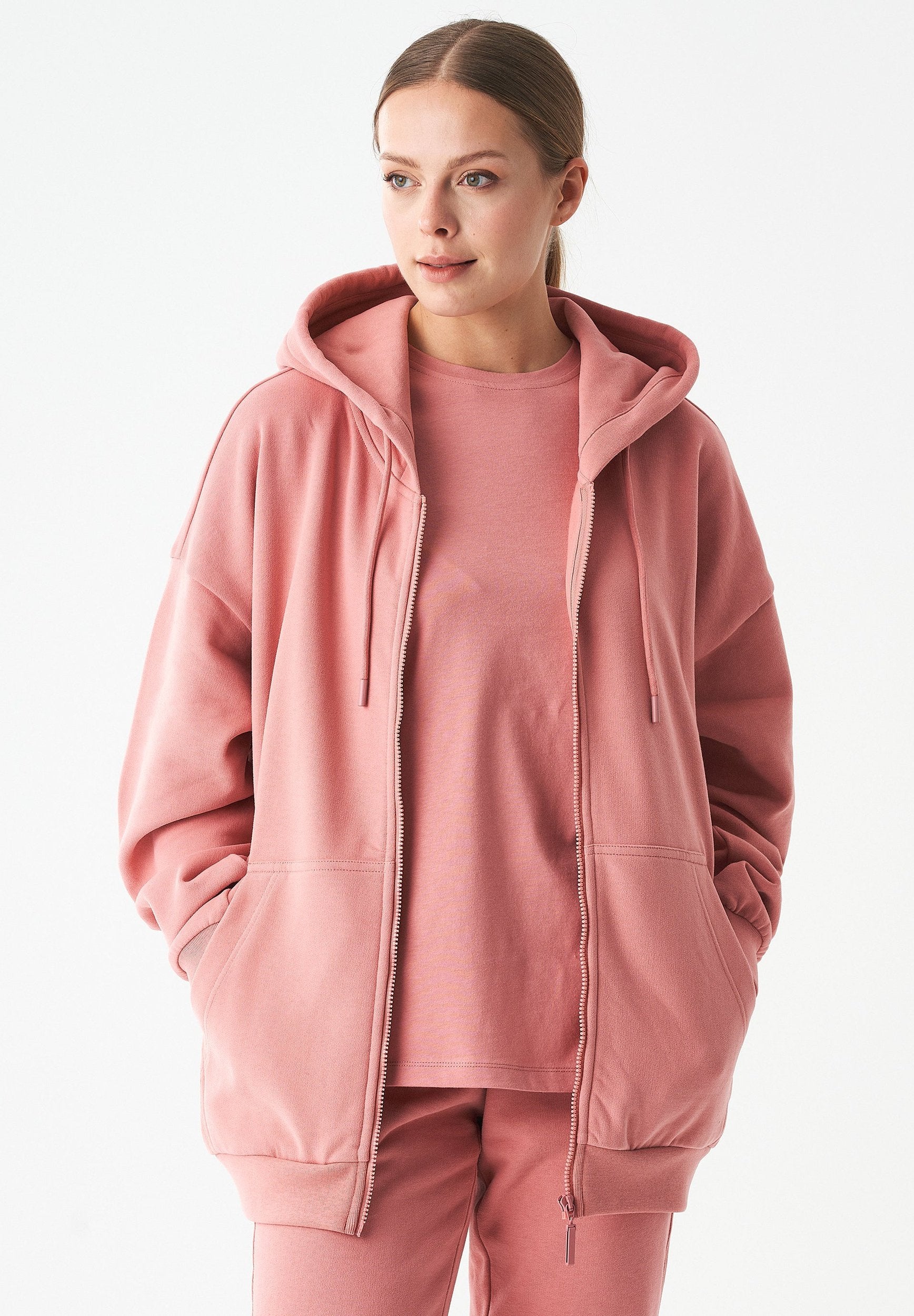 JALE Soft Touch Sweatjacke aus Bio-Baumwolle
